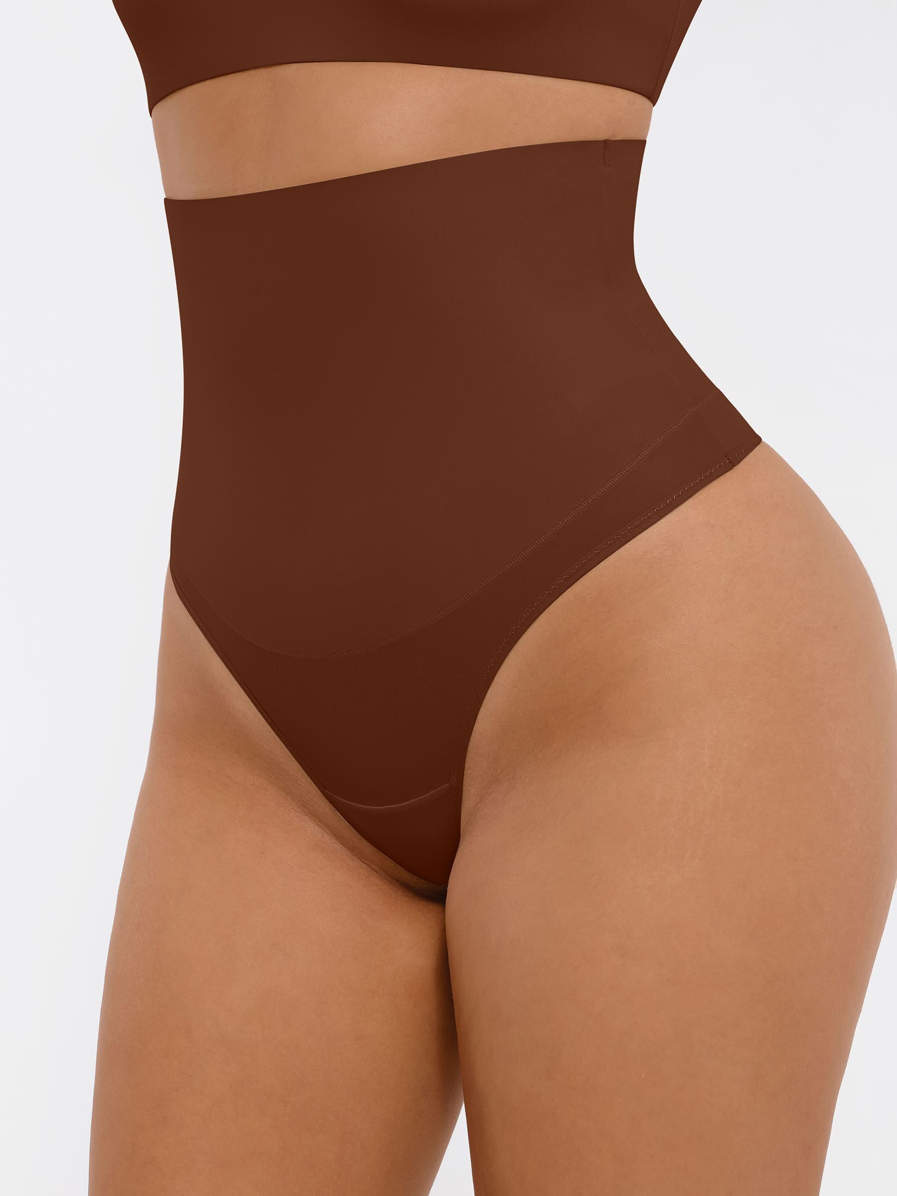 HeyCurve| Mid-Waisted Thong Tummy Control Shaper Panties