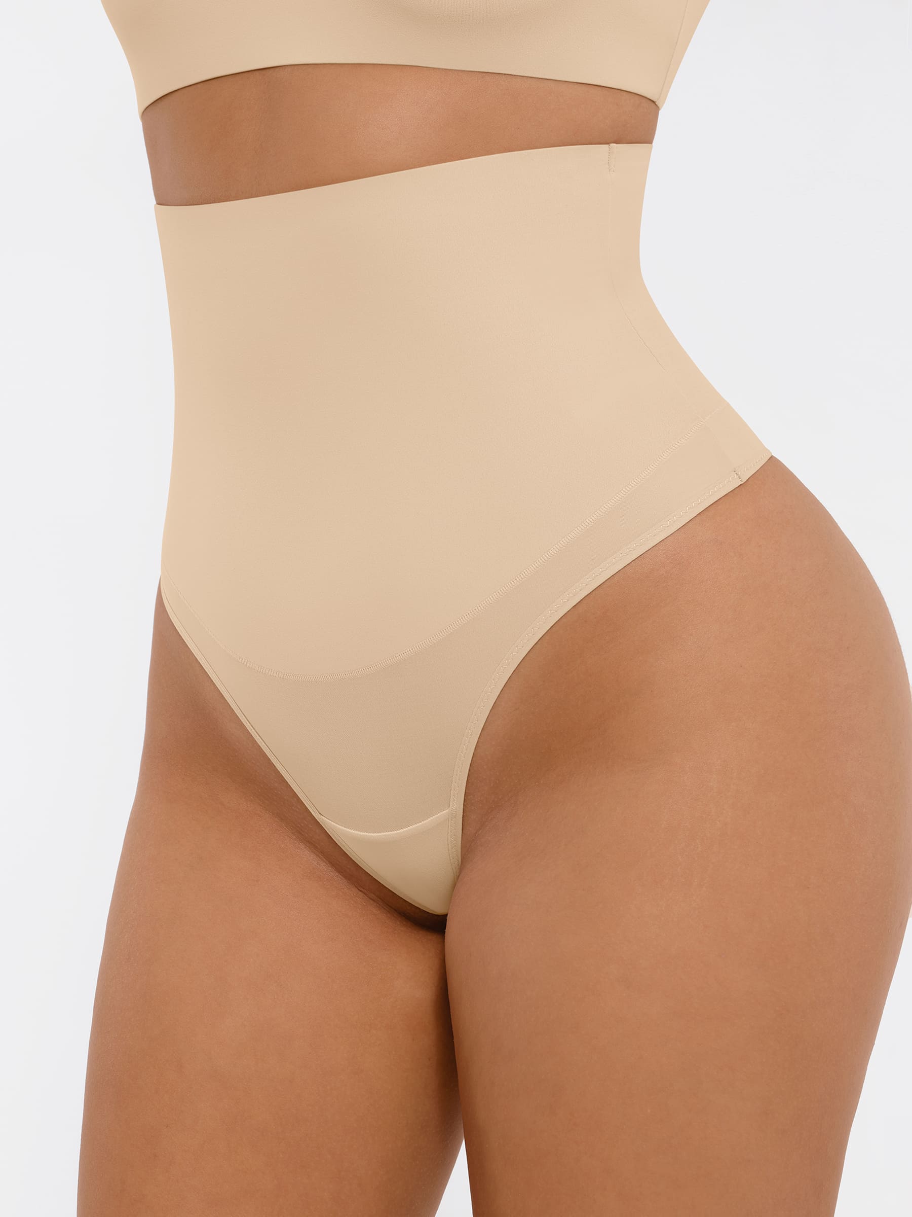 HeyCurve| Mid-Waisted Thong Tummy Control Shaper Panties