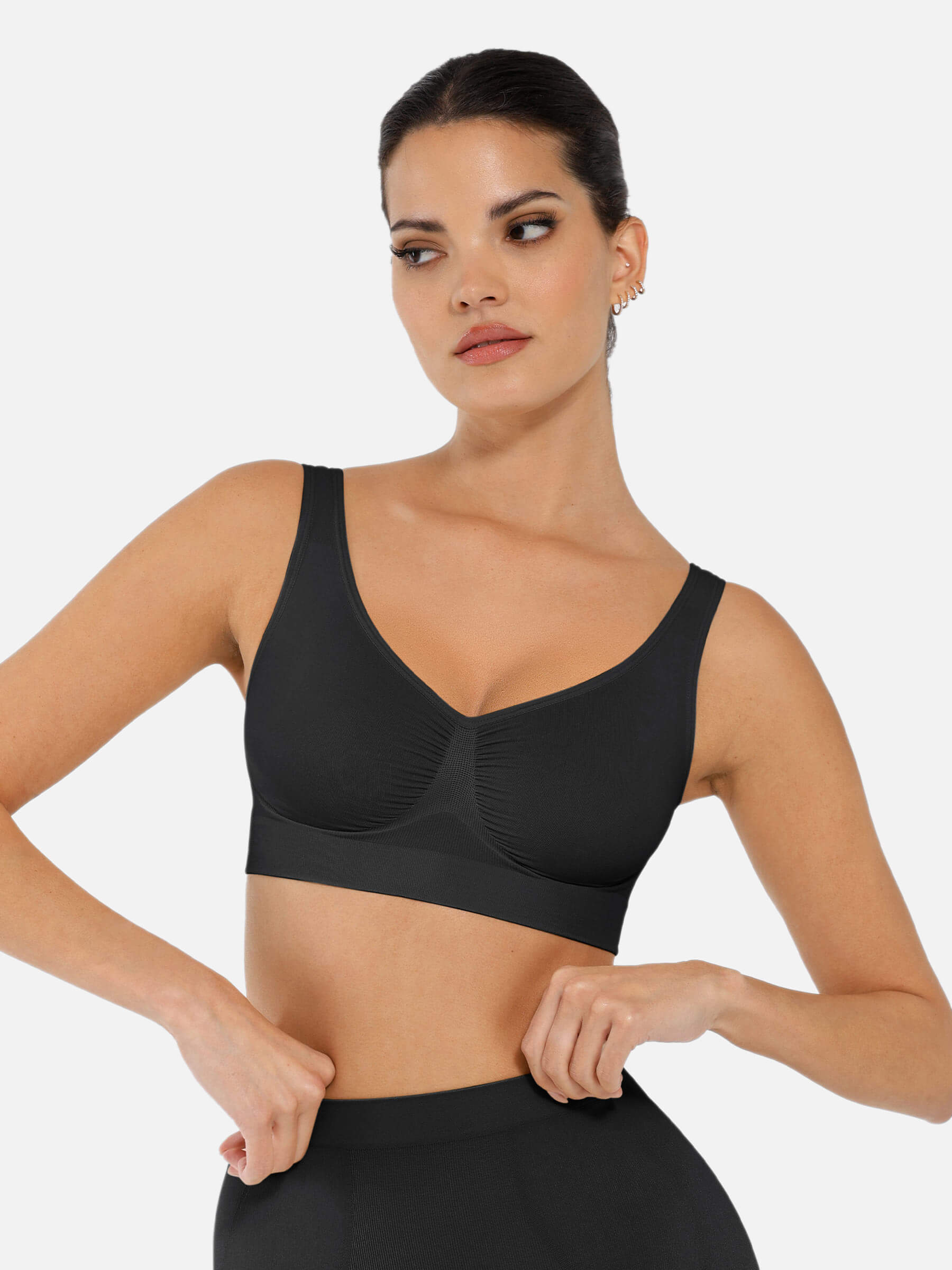 HeyCurve| No Underwire Wide Straps Everyday Bra