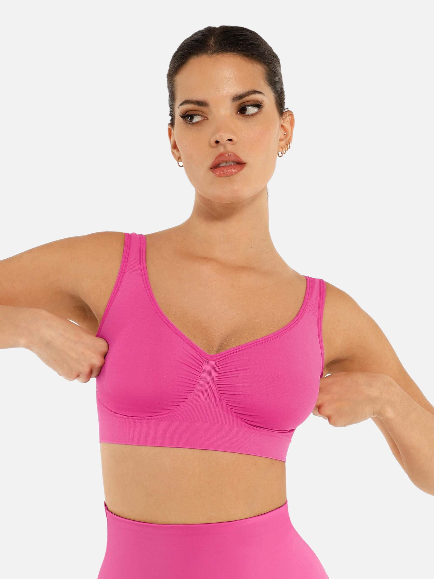 HeyCurve| No Underwire Wide Straps Everyday Bra