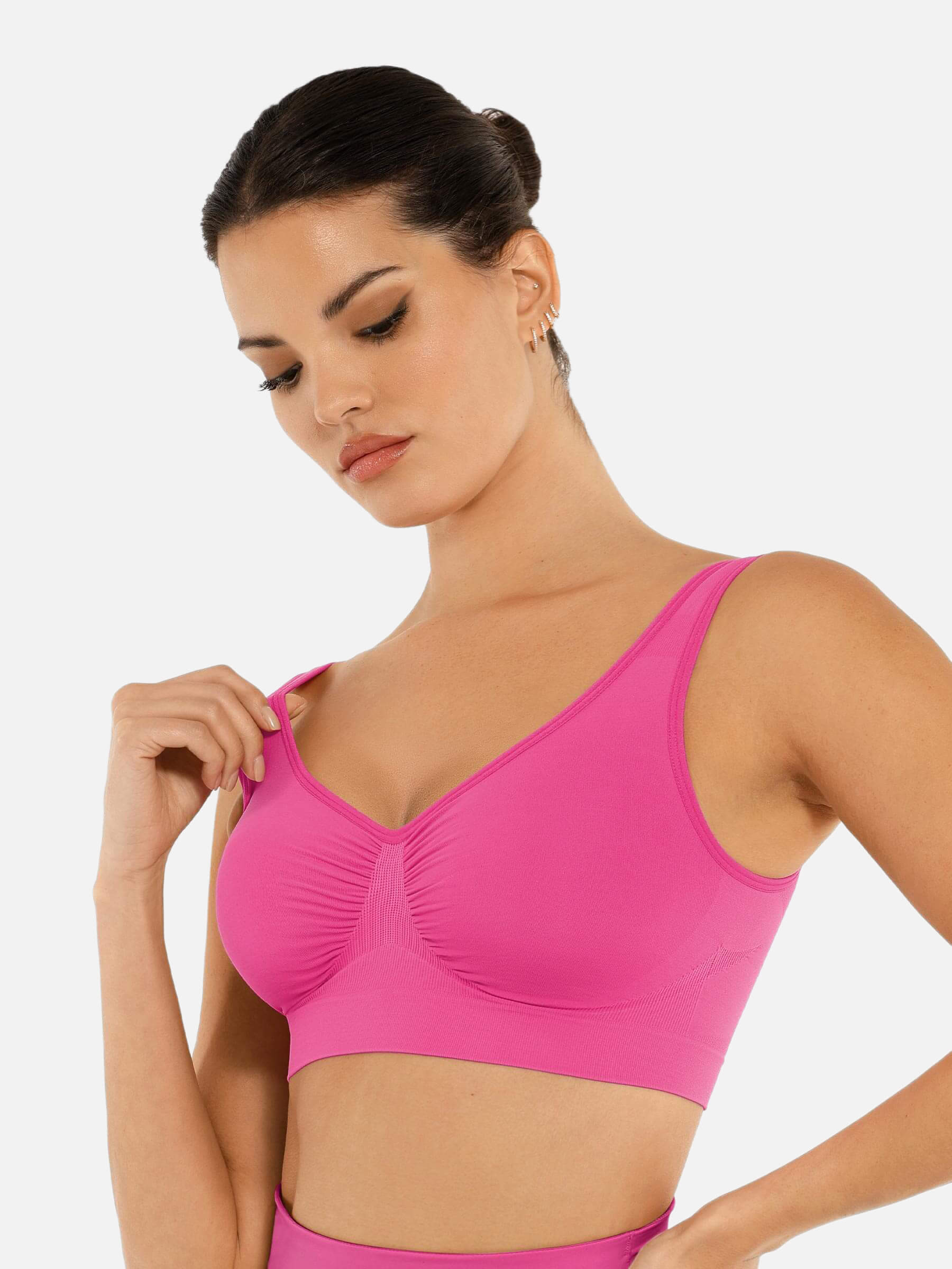 HeyCurve| No Underwire Wide Straps Everyday Bra