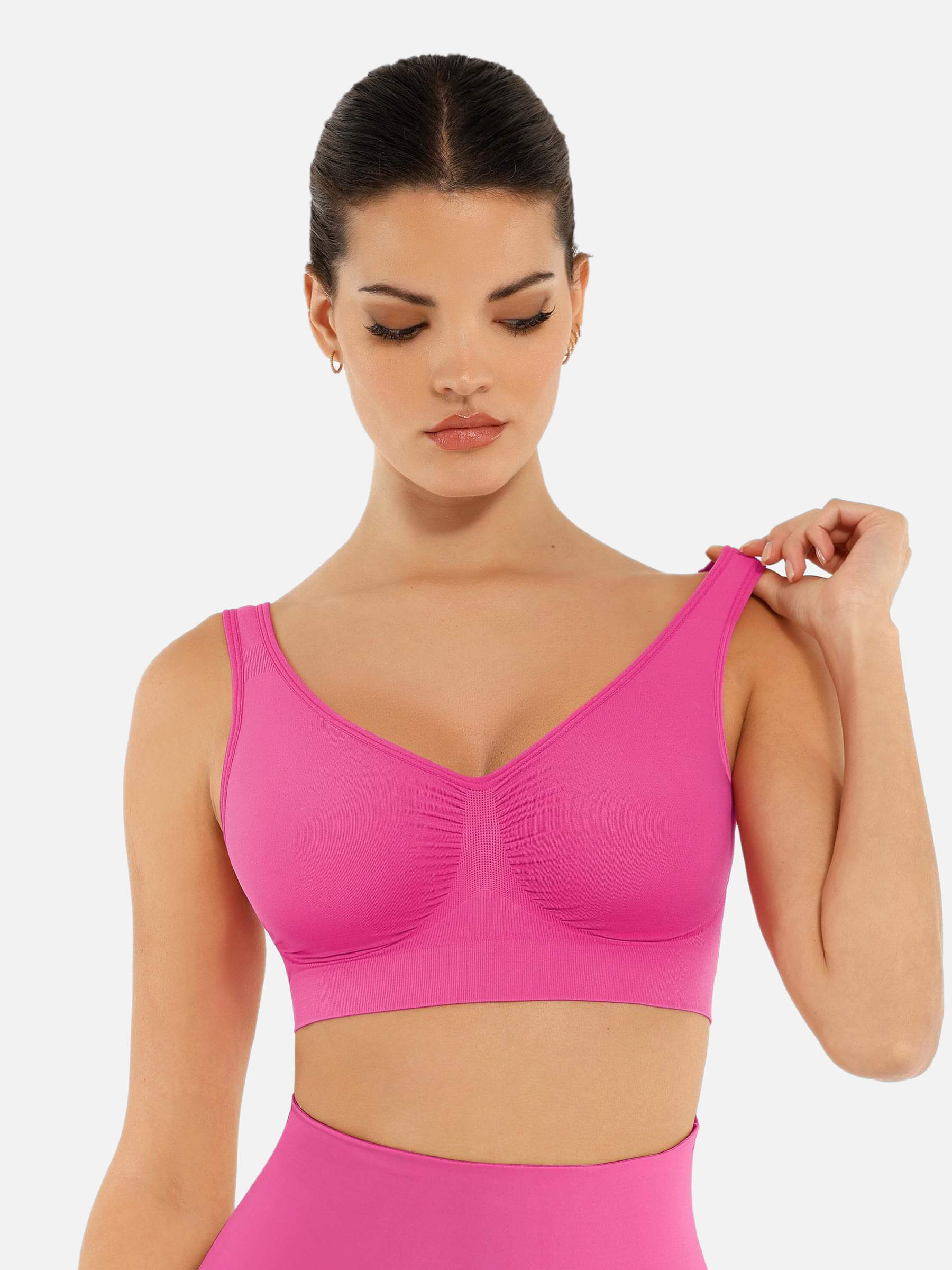 HeyCurve| No Underwire Wide Straps Everyday Bra