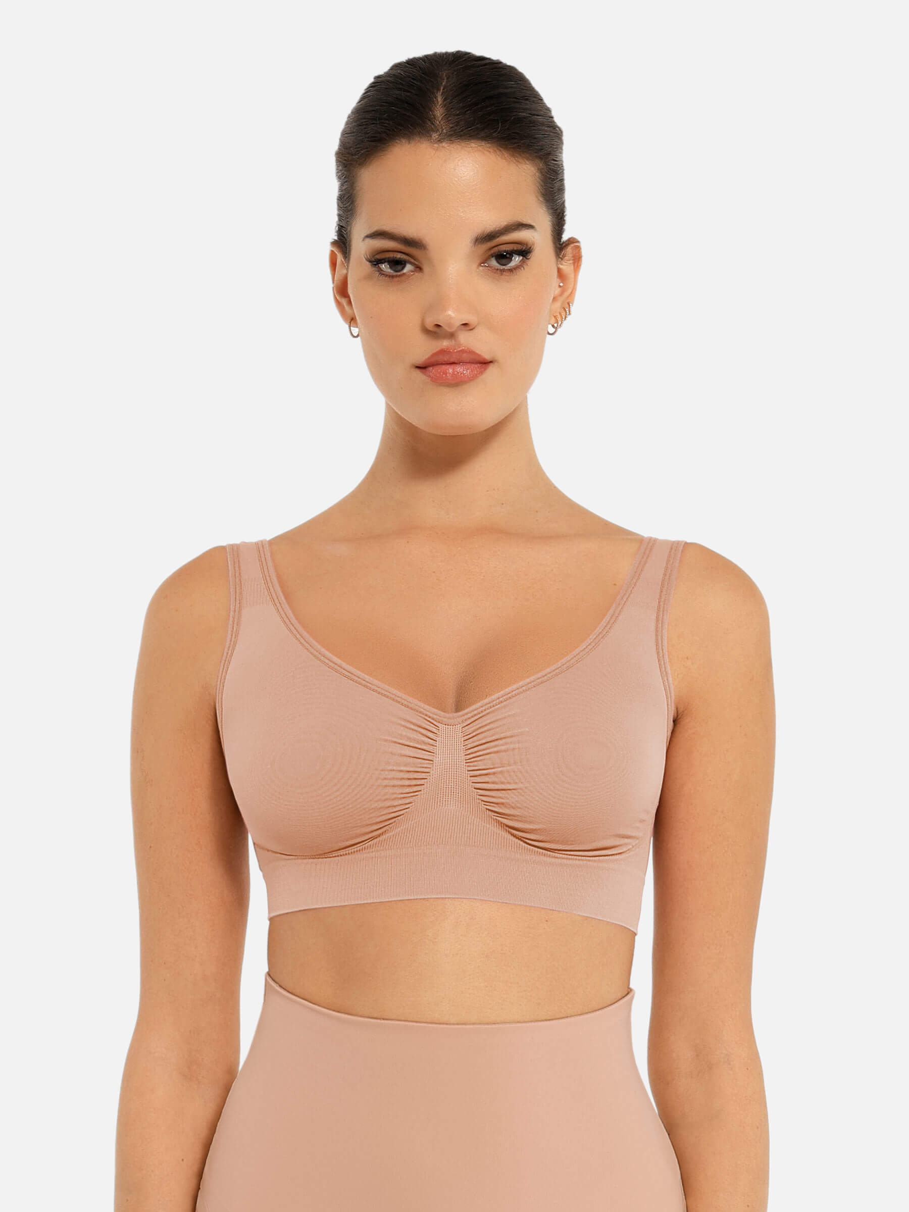 HeyCurve| No Underwire Wide Straps Everyday Bra
