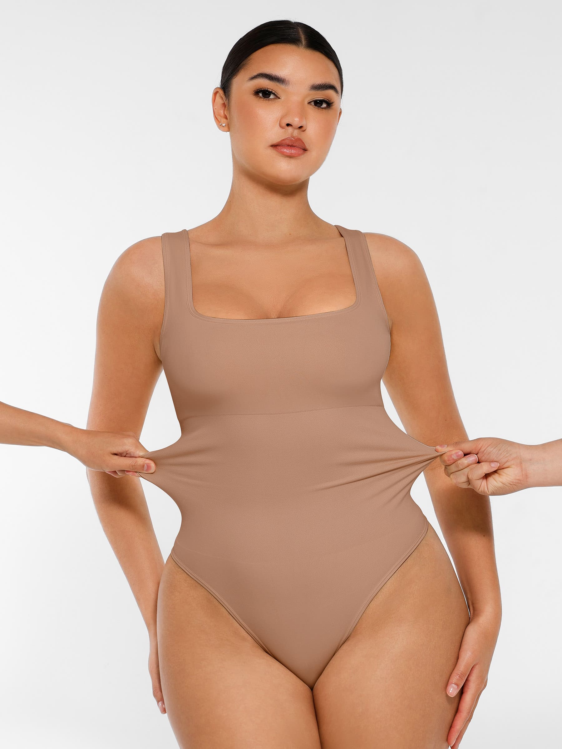 HeyCurve| Seamless Shapewear Thong Bodysuit