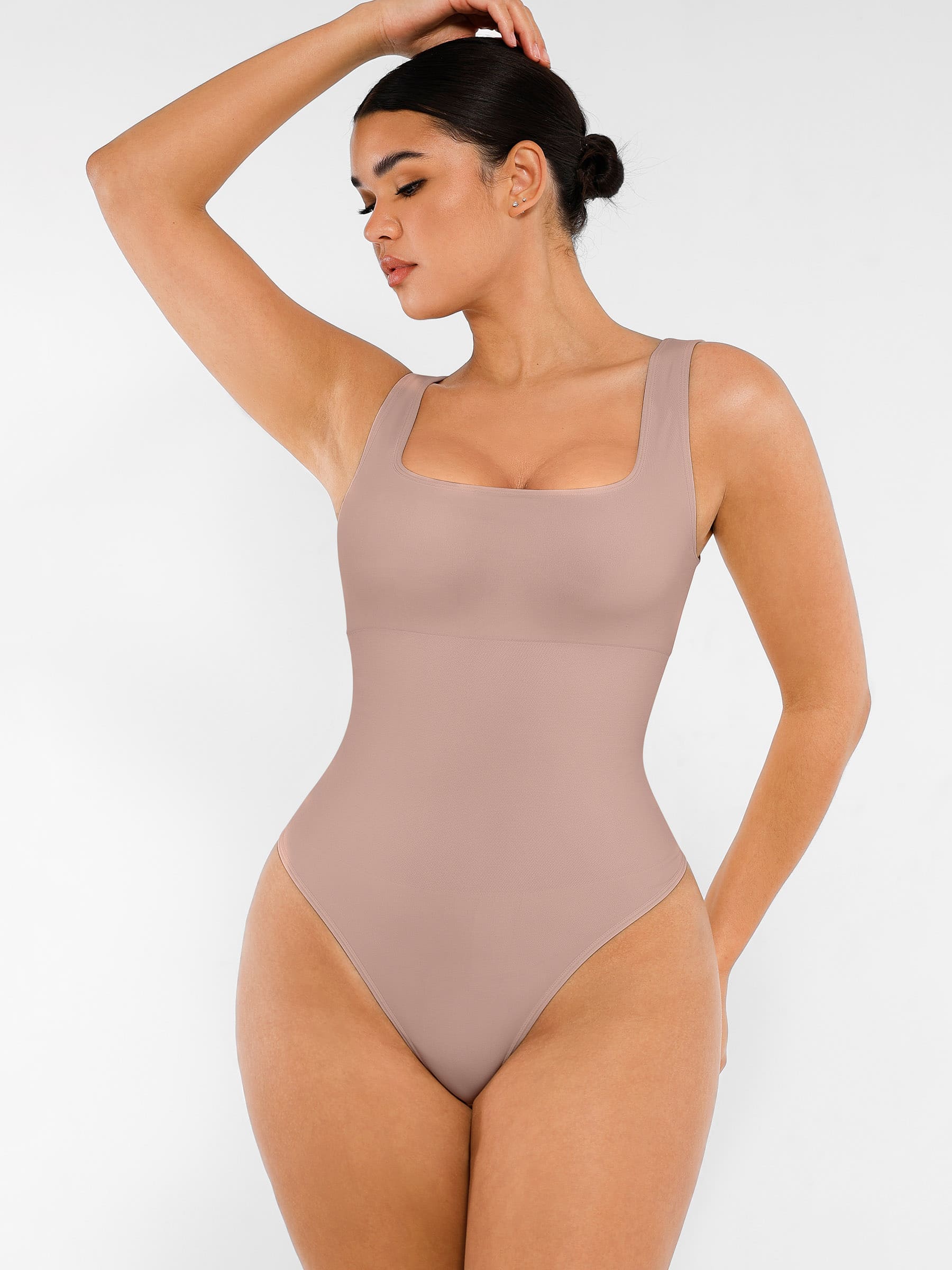 HeyCurve| Seamless Shapewear Thong Bodysuit