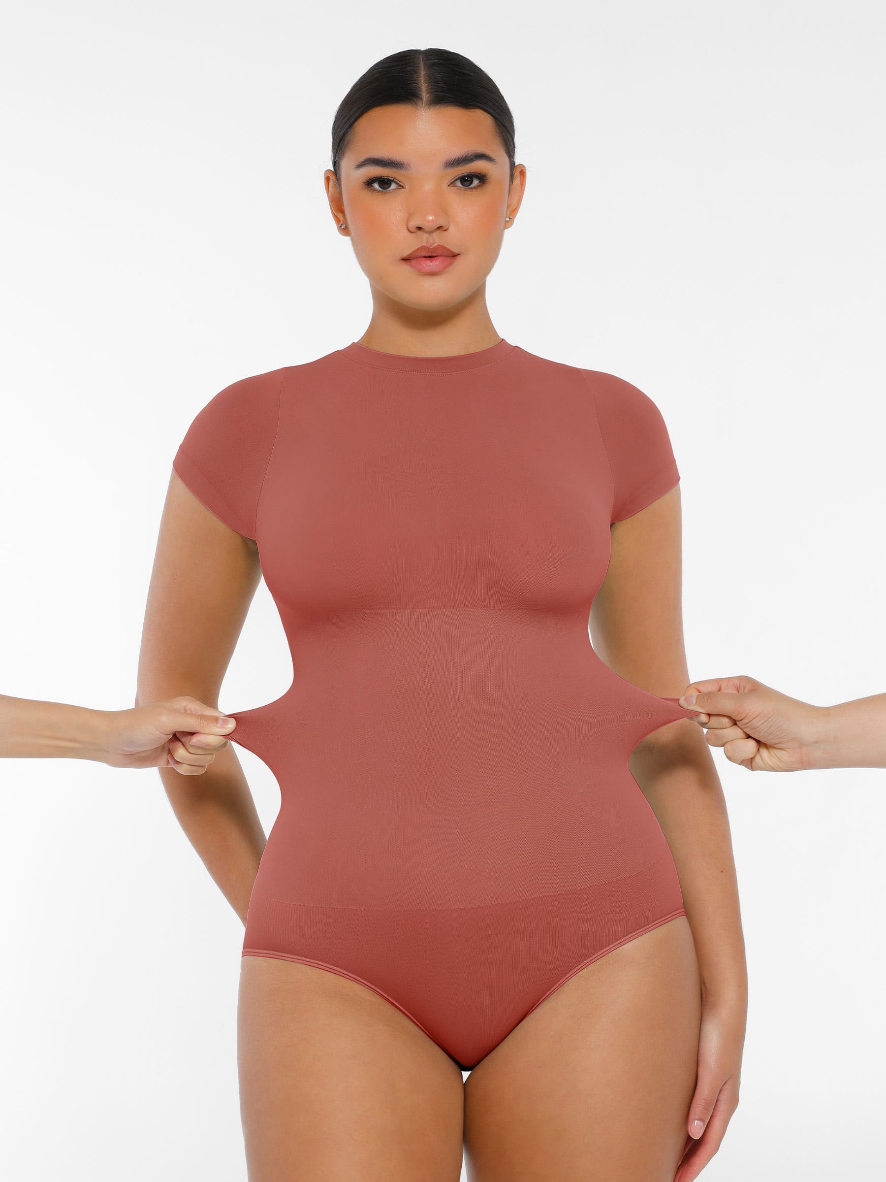Hej Curve| Sömlösa Slim Tank Bodysuits Outfits för Utegång