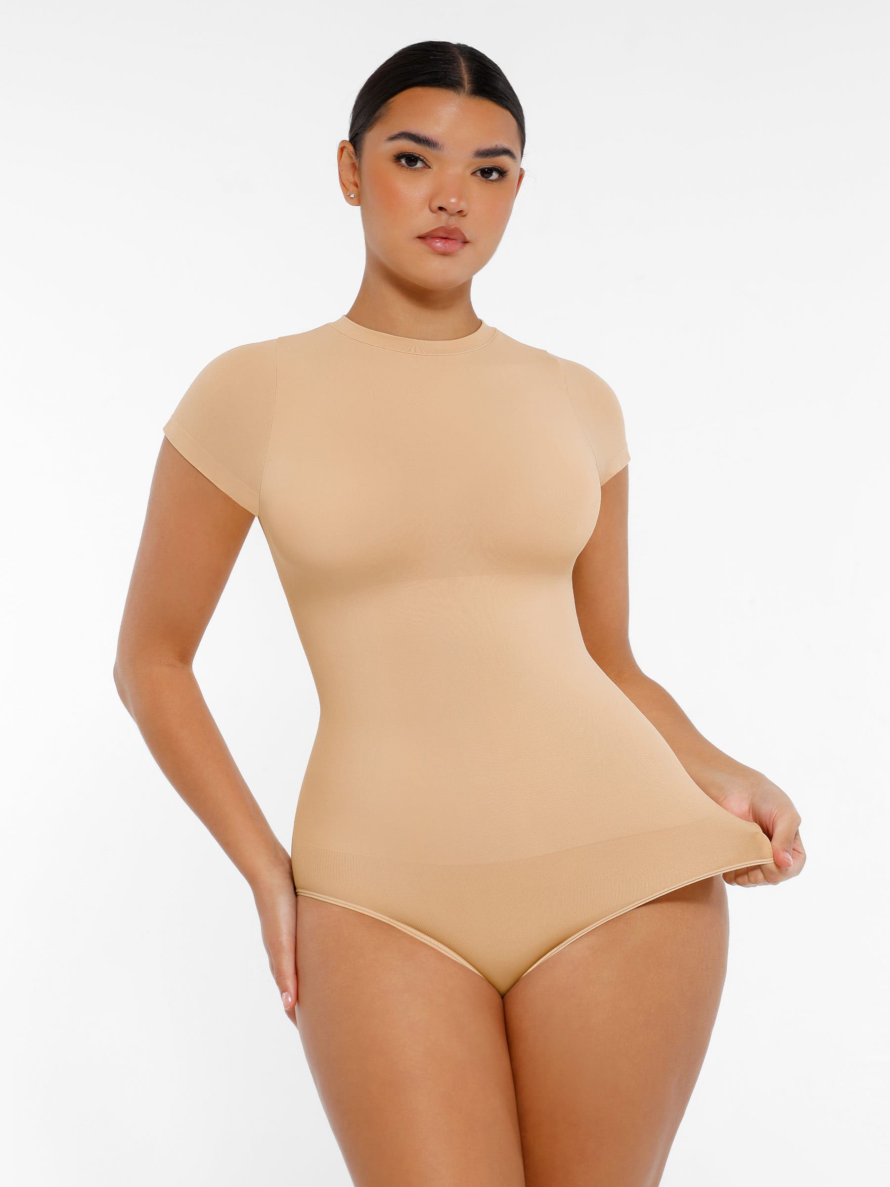 Hej Curve| Sömlösa Slim Tank Bodysuits Outfits för Utegång