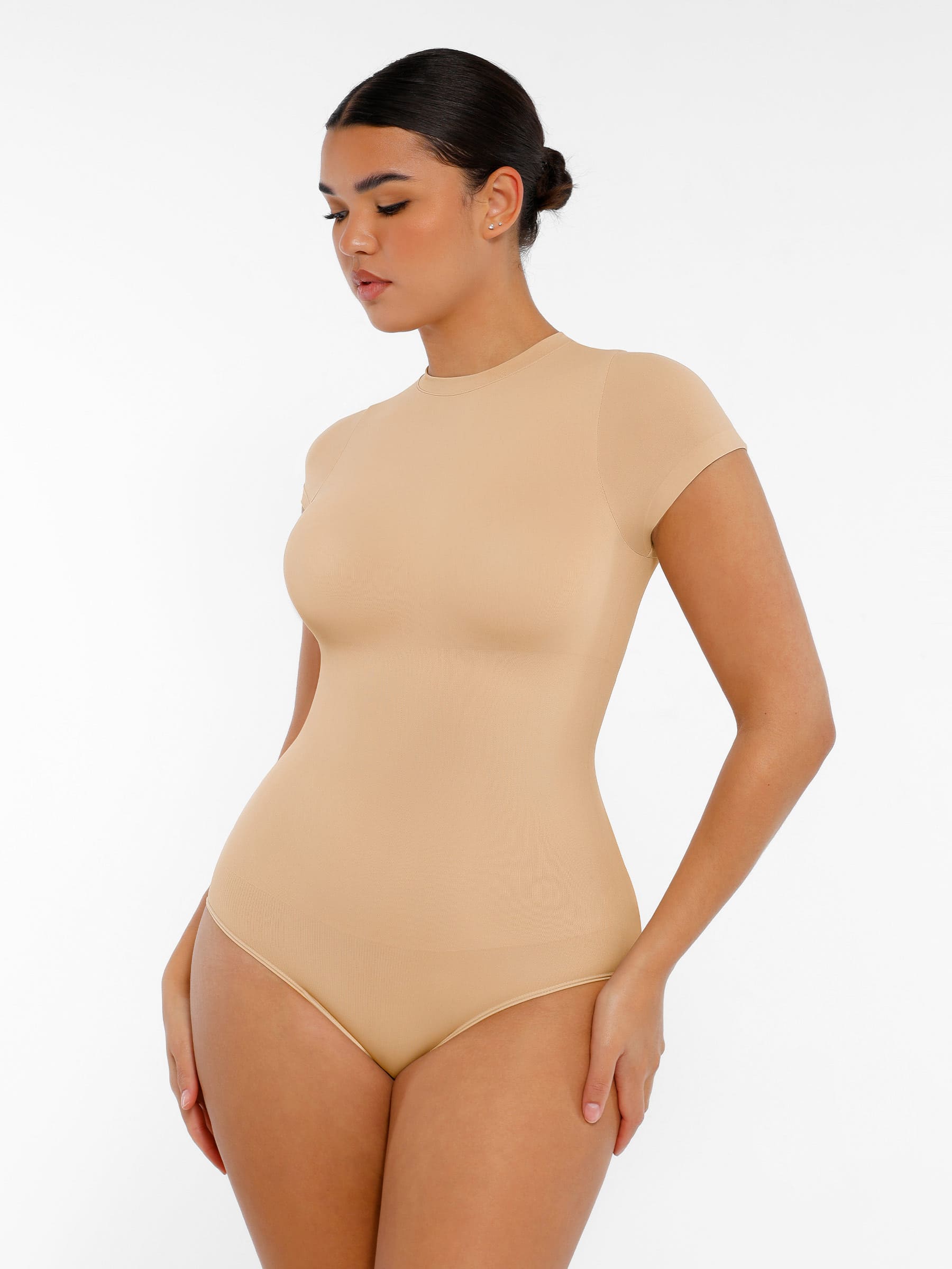 Hej Curve| Sömlösa Slim Tank Bodysuits Outfits för Utegång