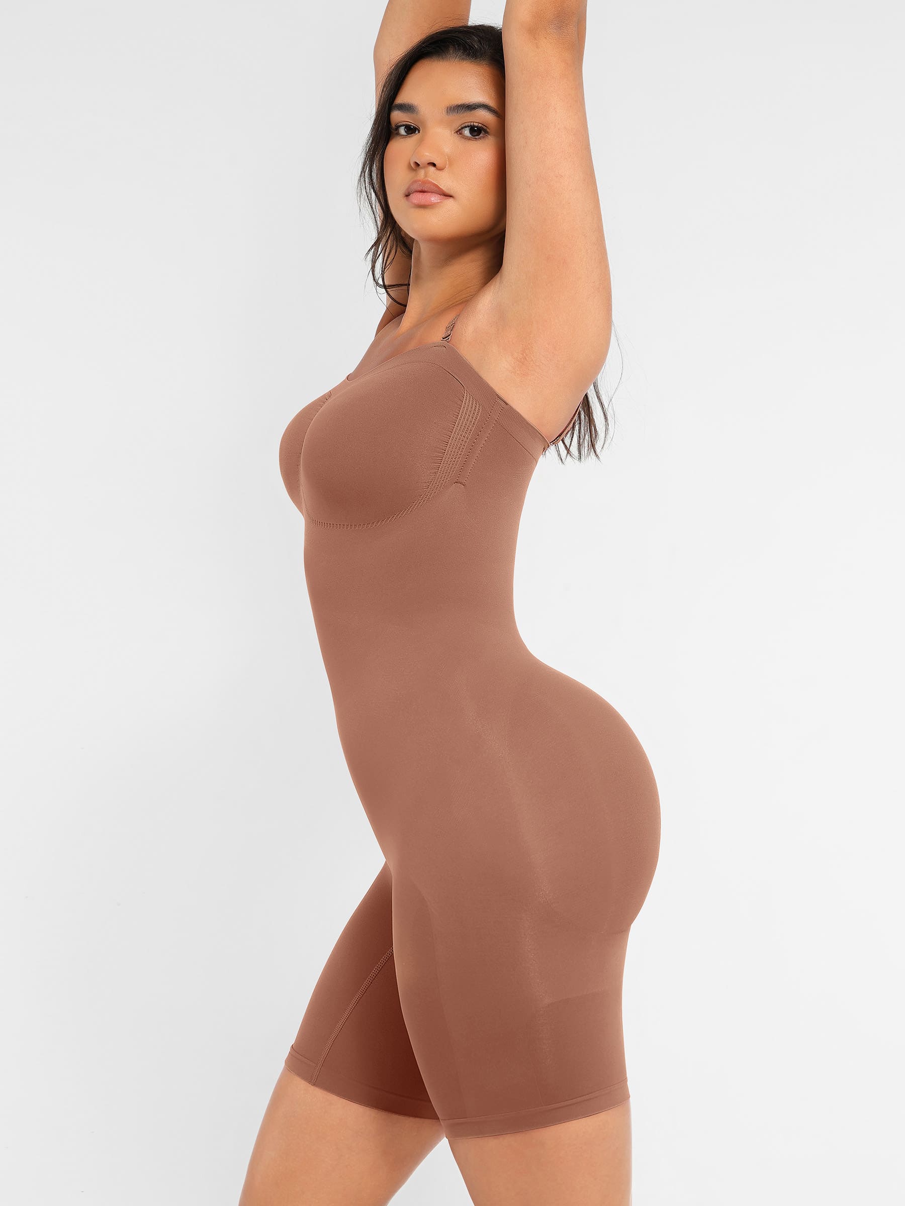 HeyCurve| Strapless Seamless Bodysuit with Removable Straps