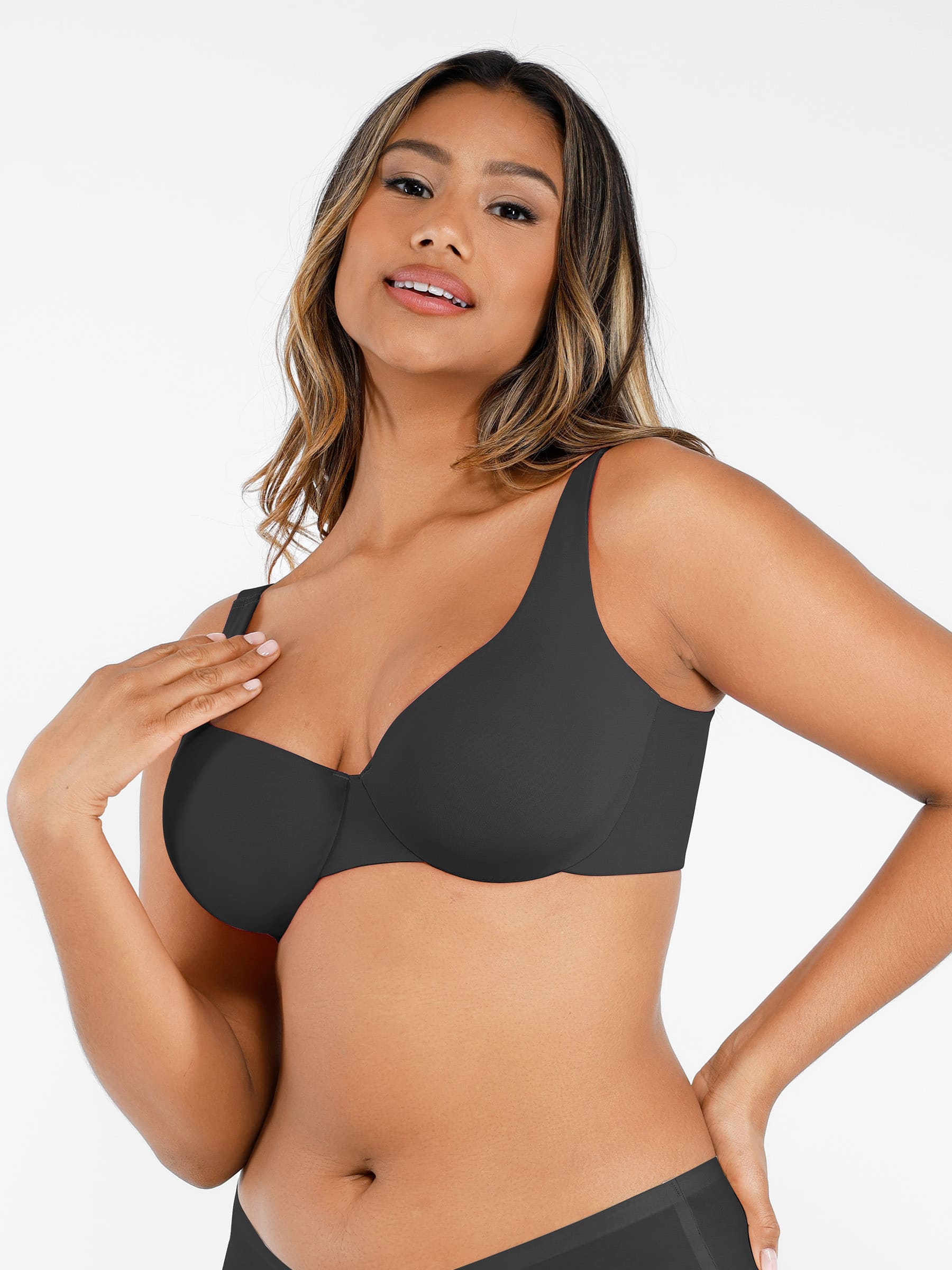 HeyCurve| Underwire Adjustable Deep V-neck Bra