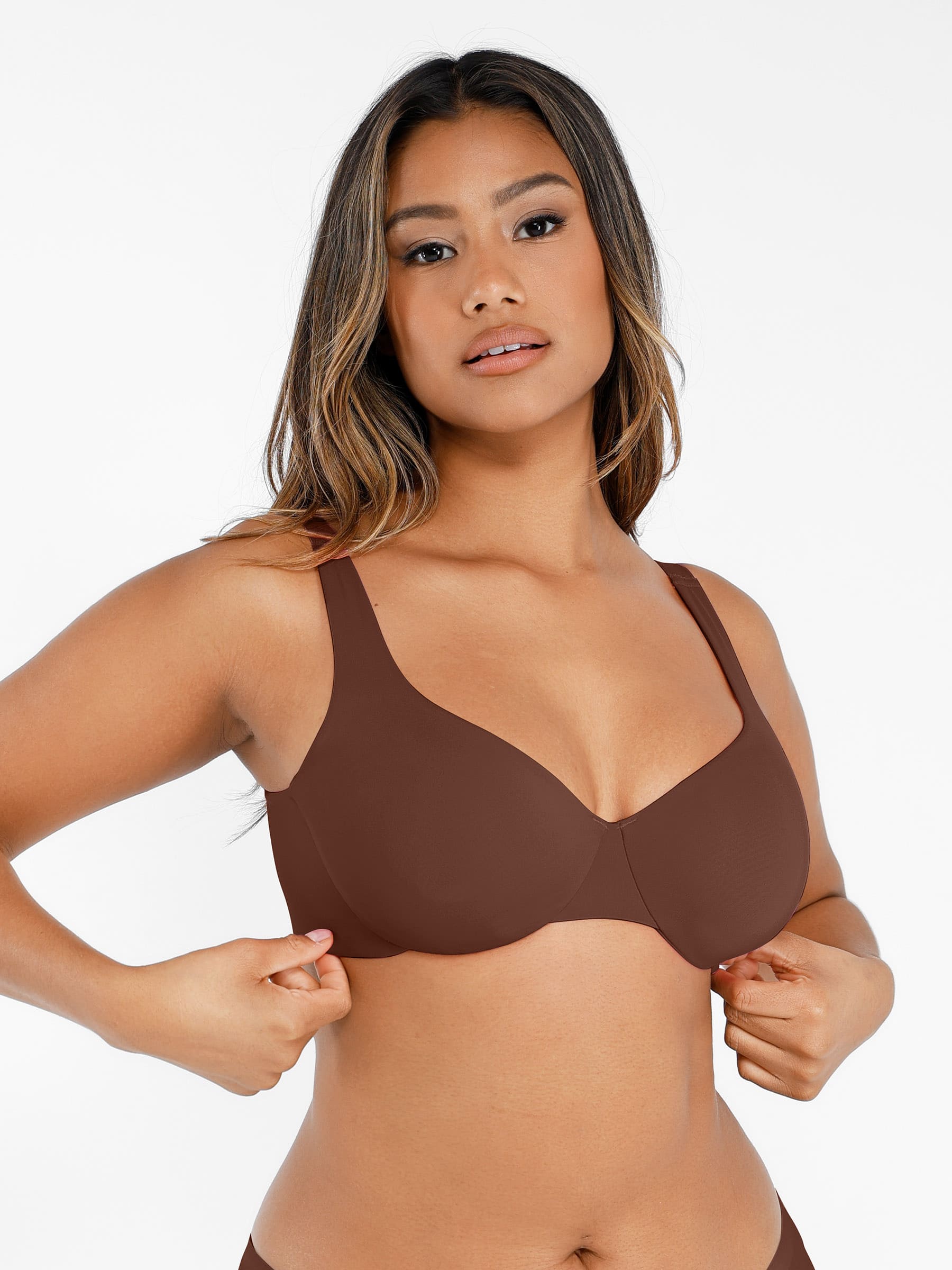 HeyCurve| Underwire Adjustable Deep V-neck Bra