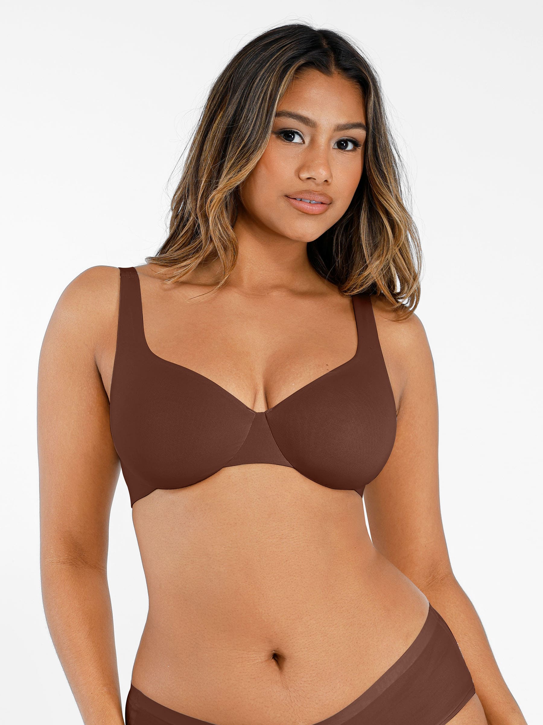 HeyCurve| Underwire Adjustable Deep V-neck Bra