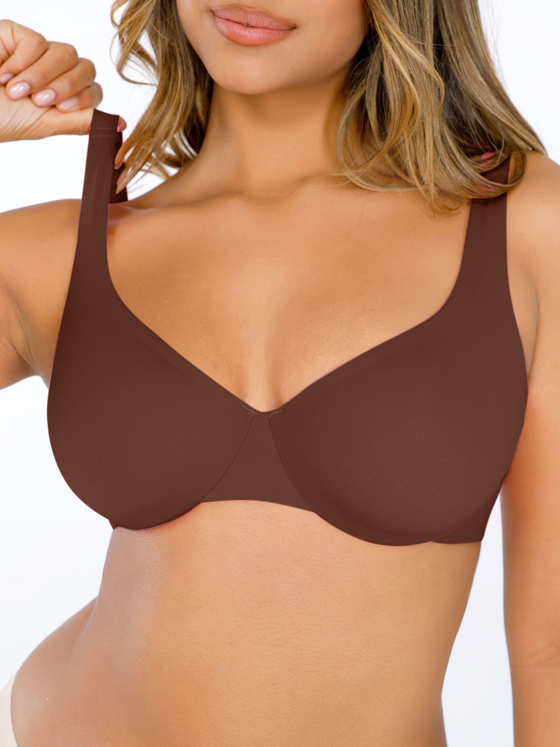 HeyCurve| Underwire Adjustable Deep V-neck Bra
