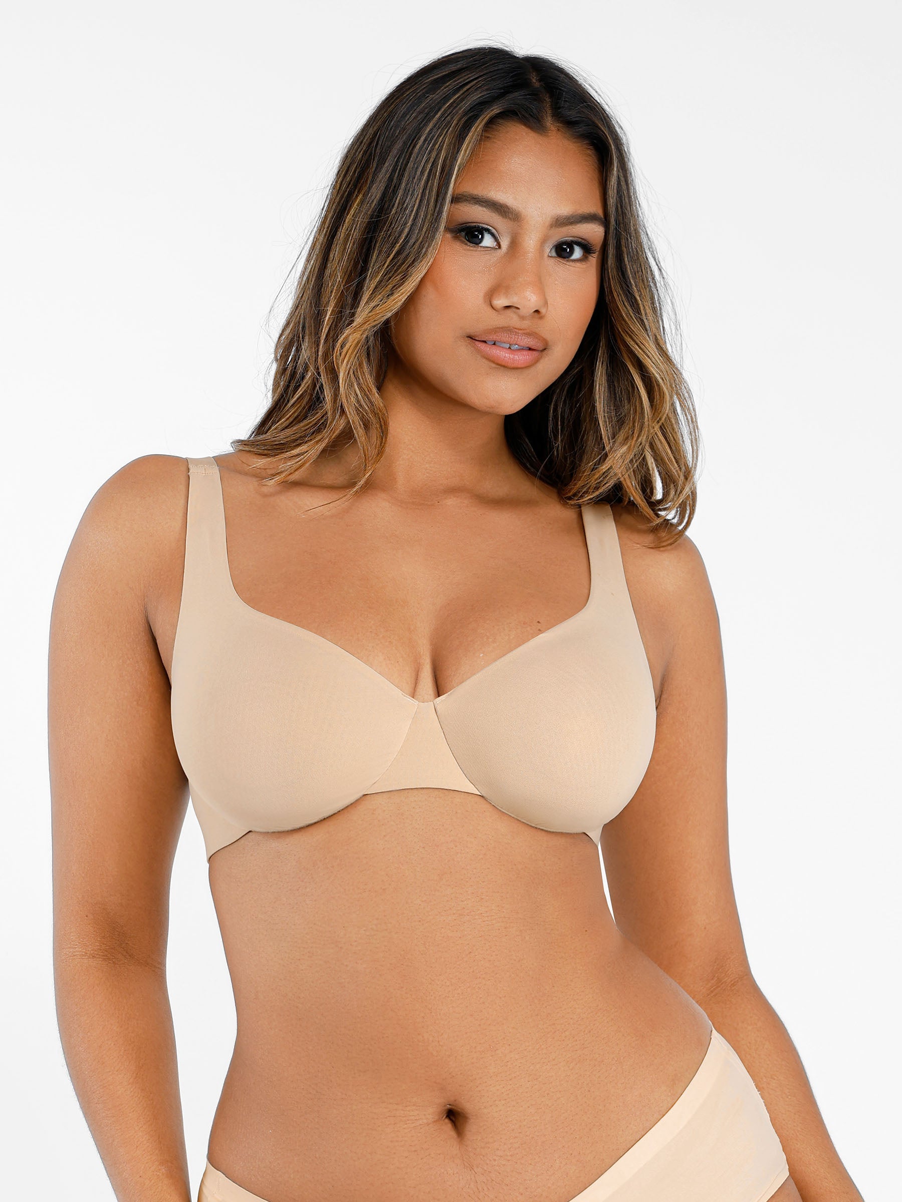 HeyCurve| Underwire Adjustable Deep V-neck Bra