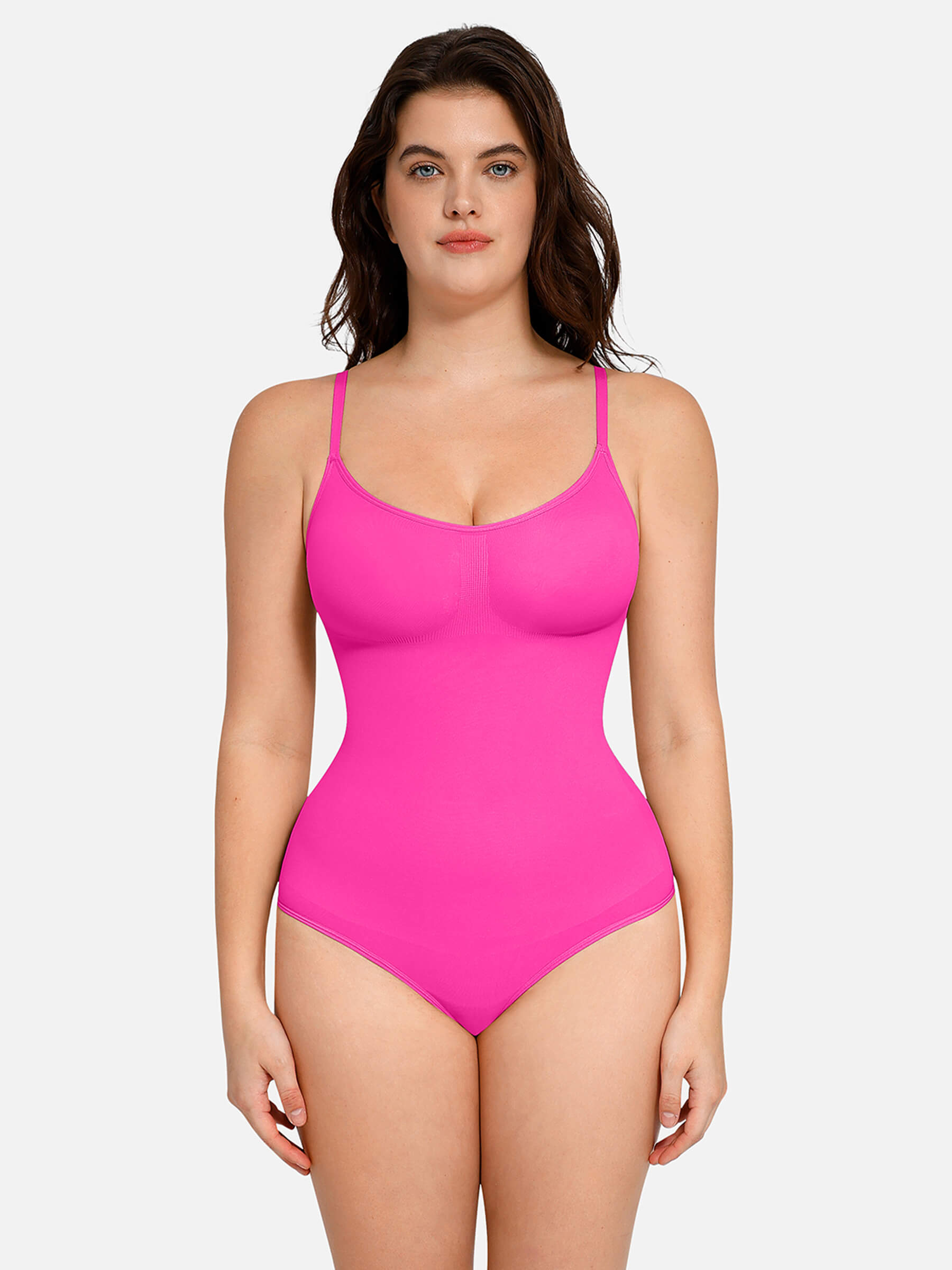 HeyCurve| everyday Wear Seamless Thong Bodysuit