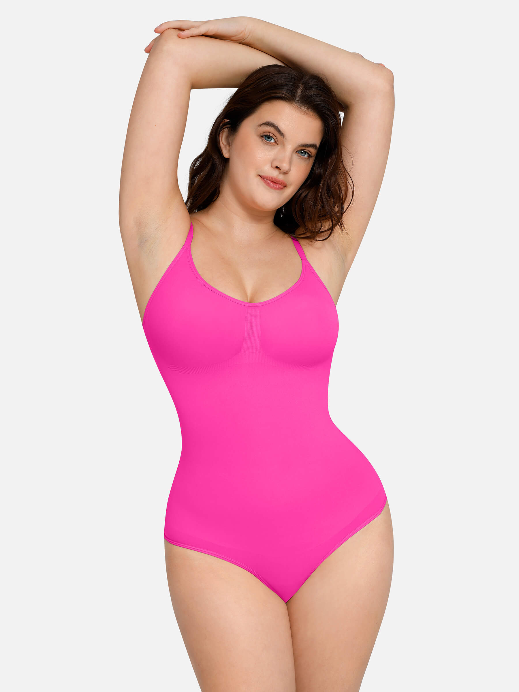 HeyCurve| everyday Wear Seamless Thong Bodysuit