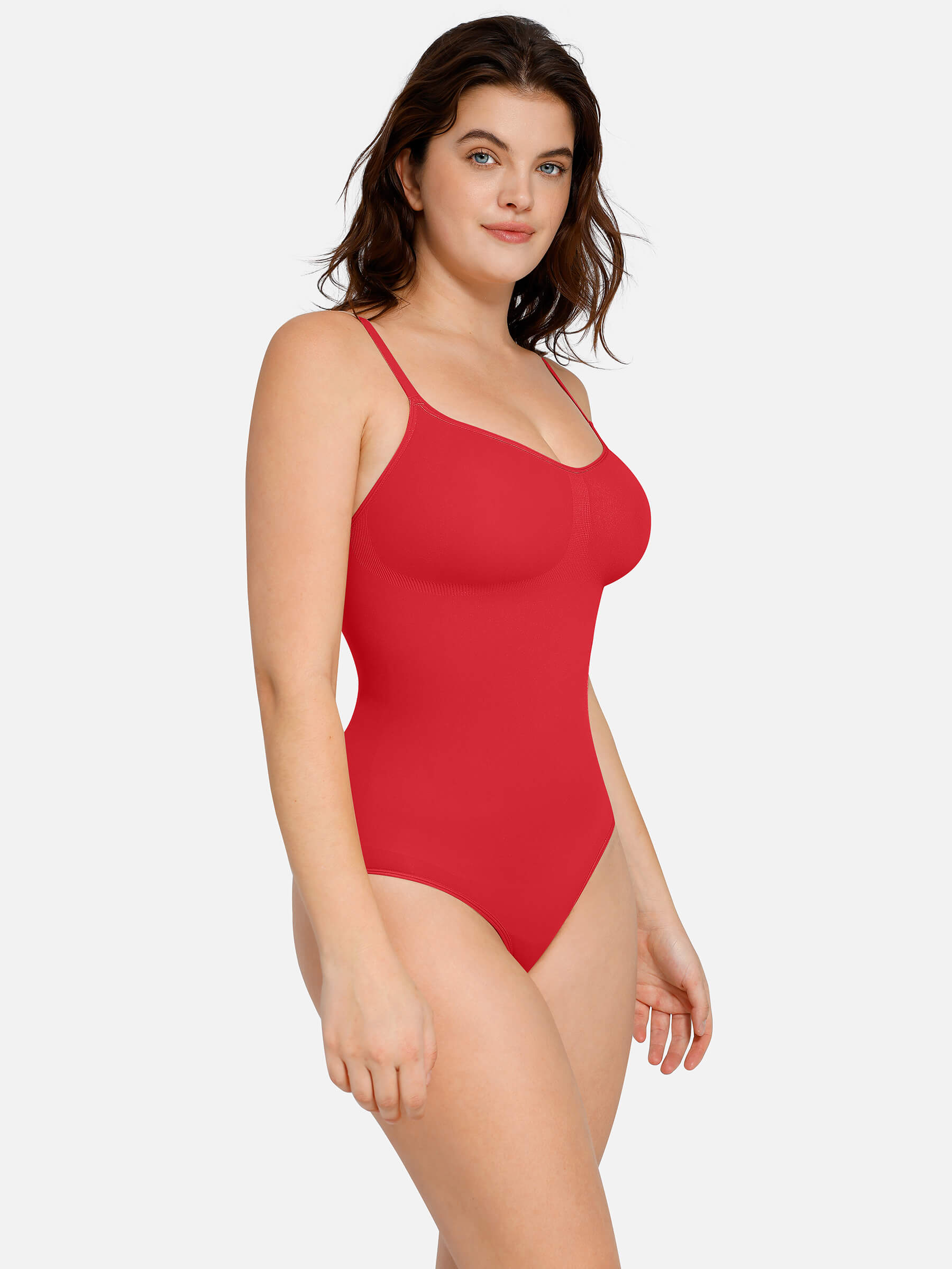 HeyCurve| everyday Wear Seamless Thong Bodysuit
