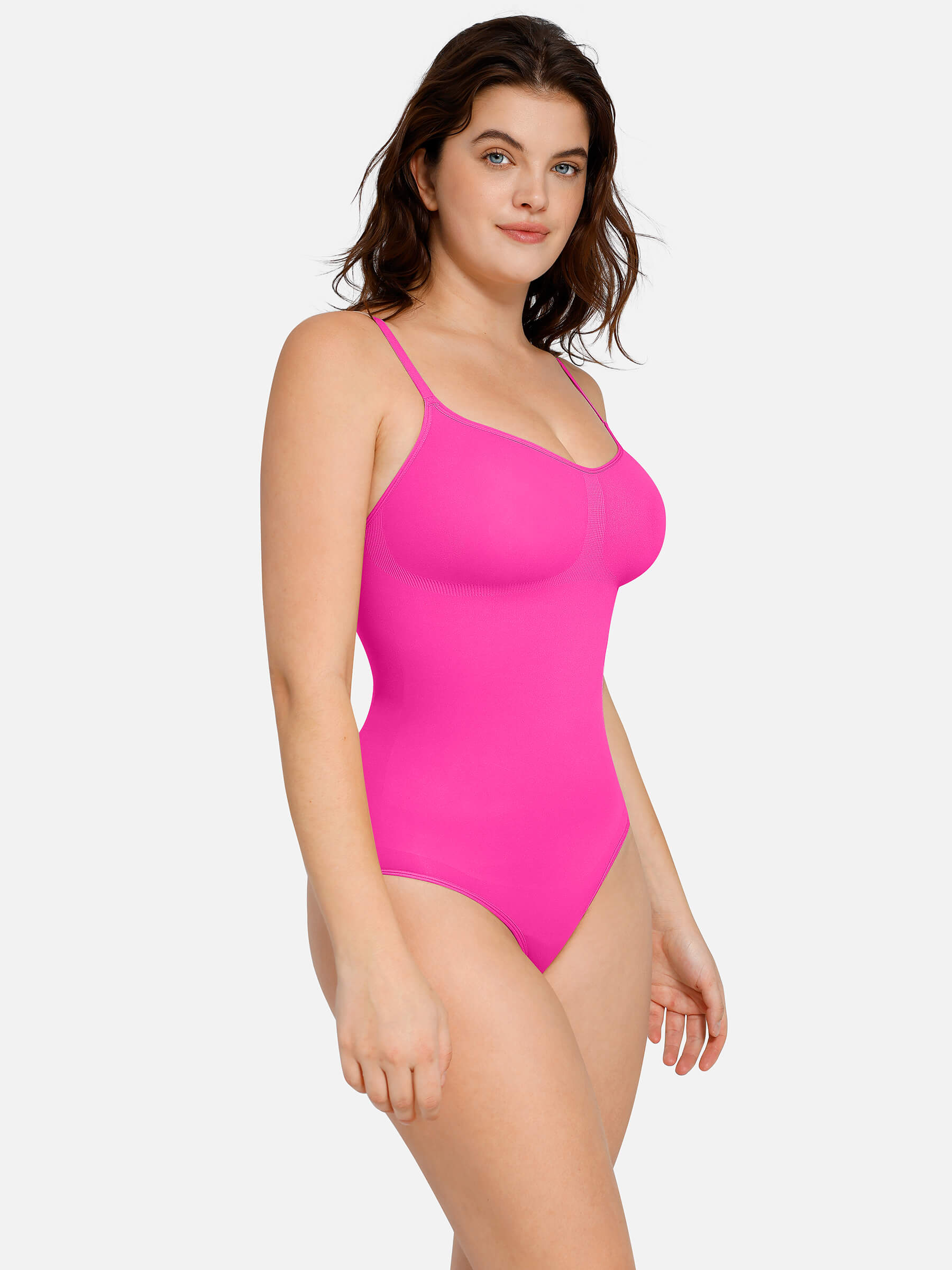 HeyCurve| everyday Wear Seamless Thong Bodysuit