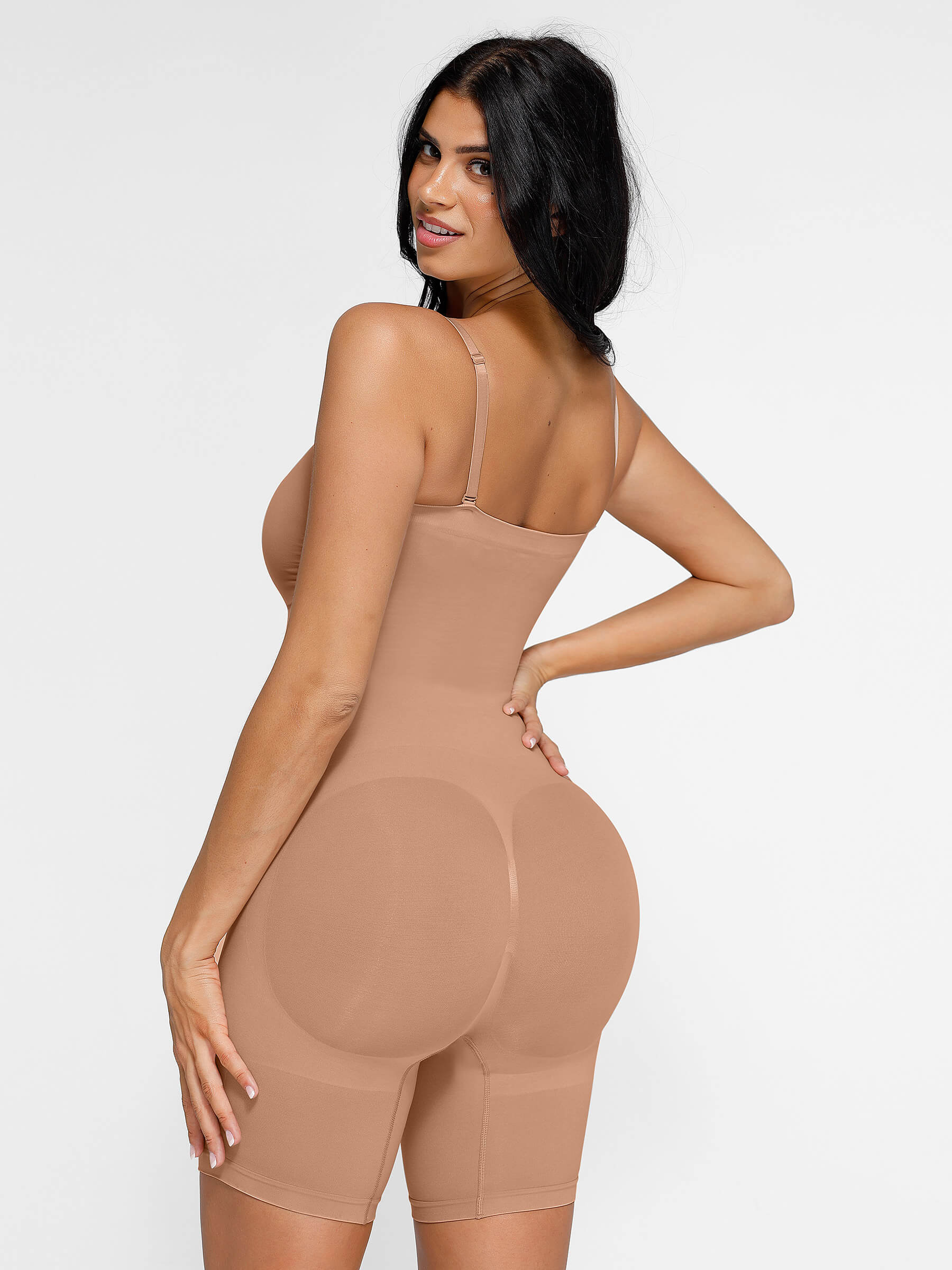 HeyCurve| Seamless Strapless Bodysuit with Removable Straps