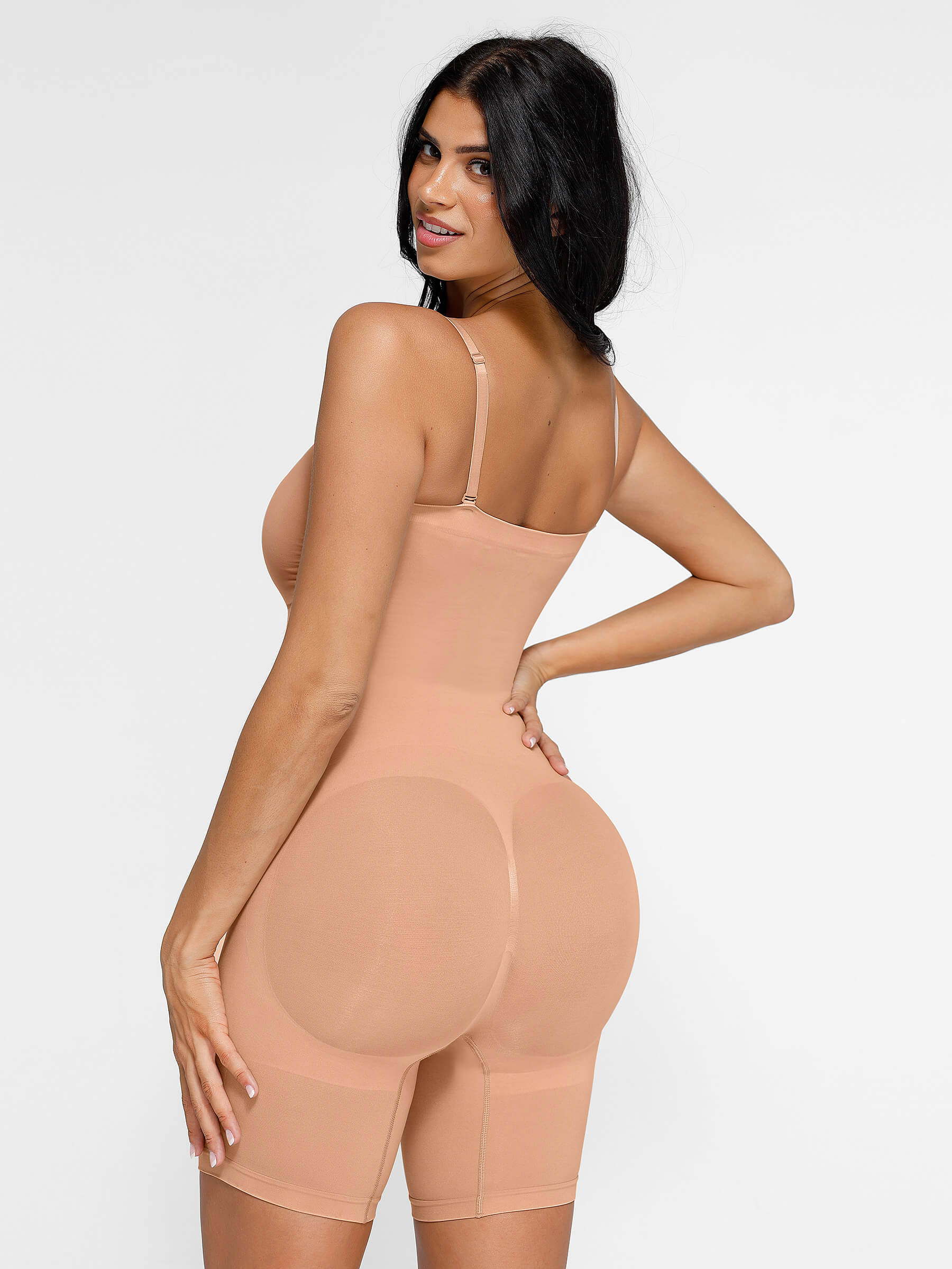 HeyCurve| Seamless Strapless Bodysuit with Removable Straps