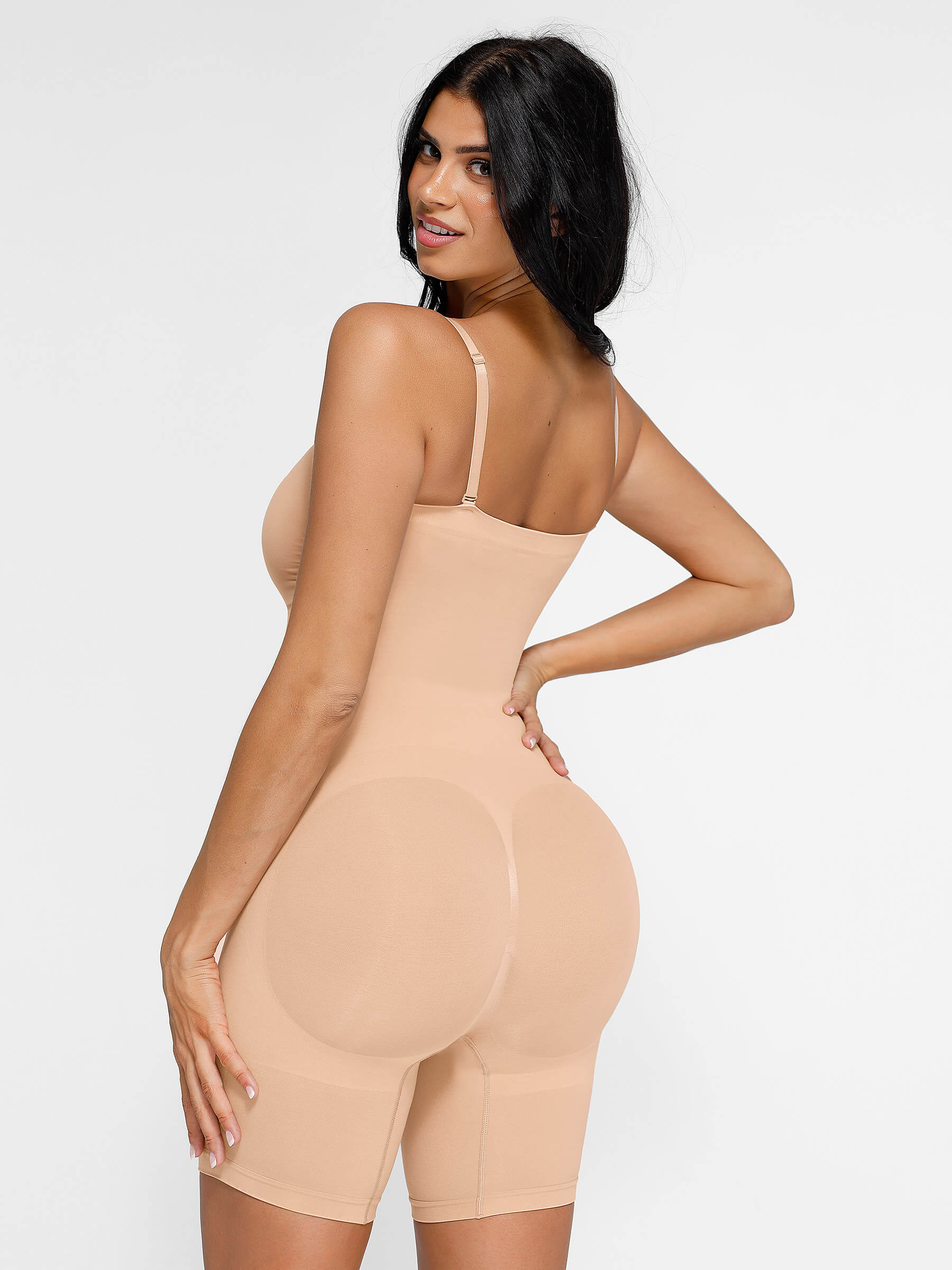 HeyCurve| Seamless Strapless Bodysuit with Removable Straps