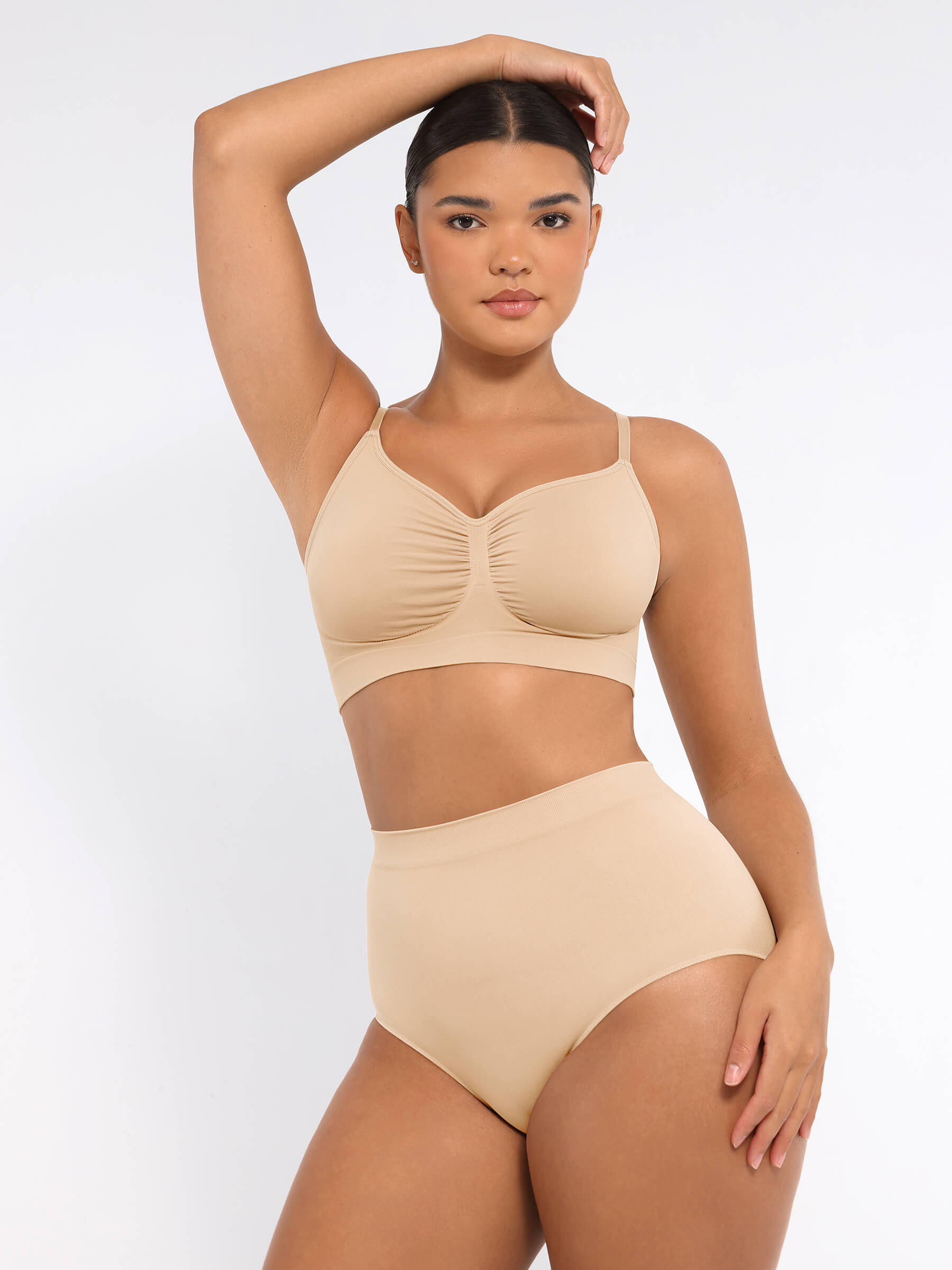 HeyCurve| Wireless Bra & Seamless Tummy Control Brief Set