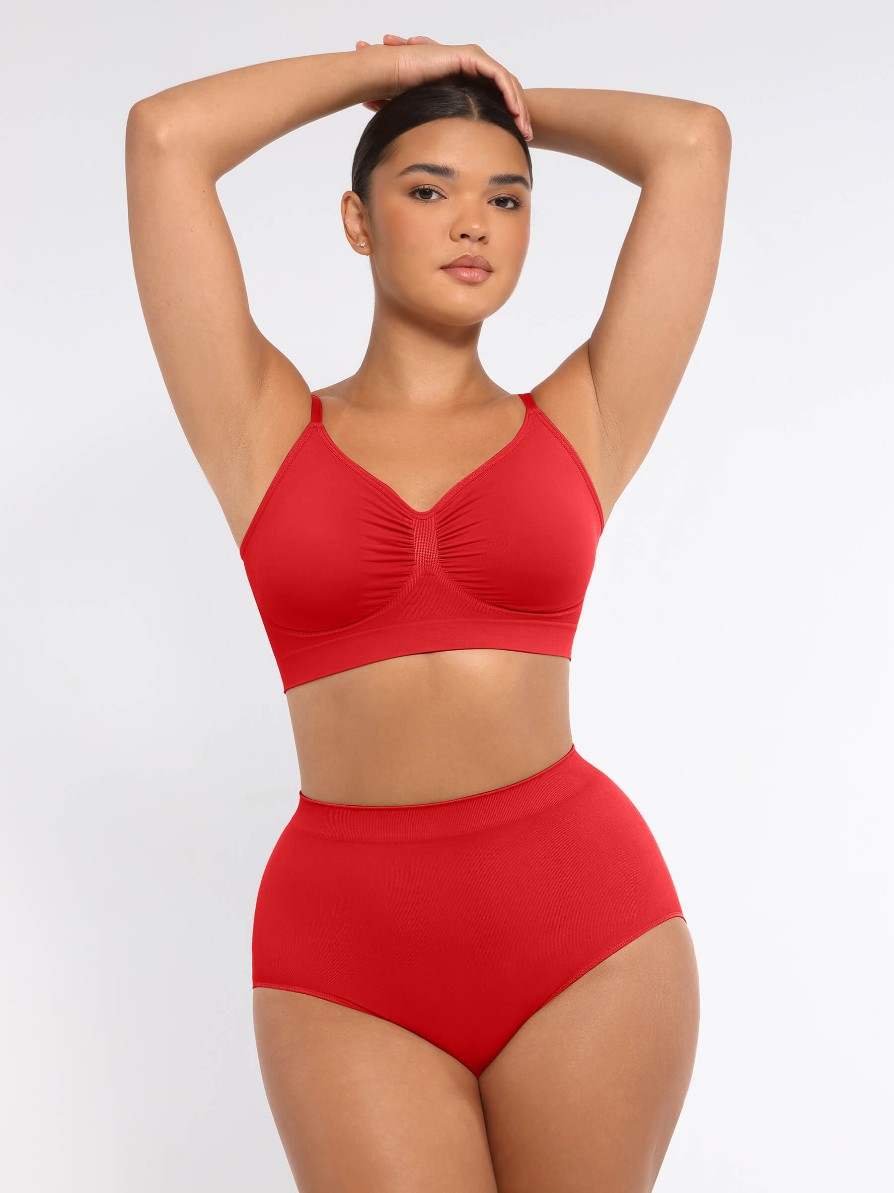 HeyCurve| Wireless Bra & Seamless Tummy Control Brief Set