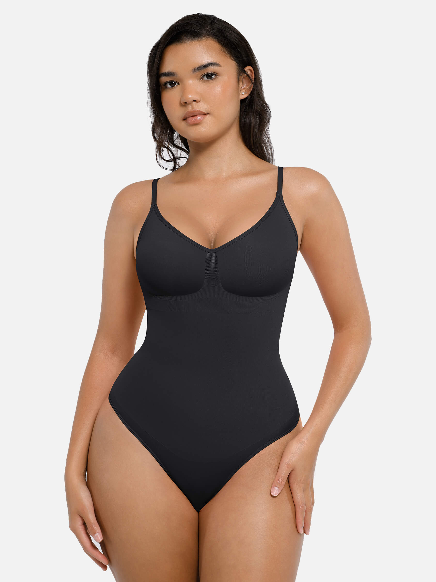 HeyCurve| Tummy Control Seamless Thong Bodysuit