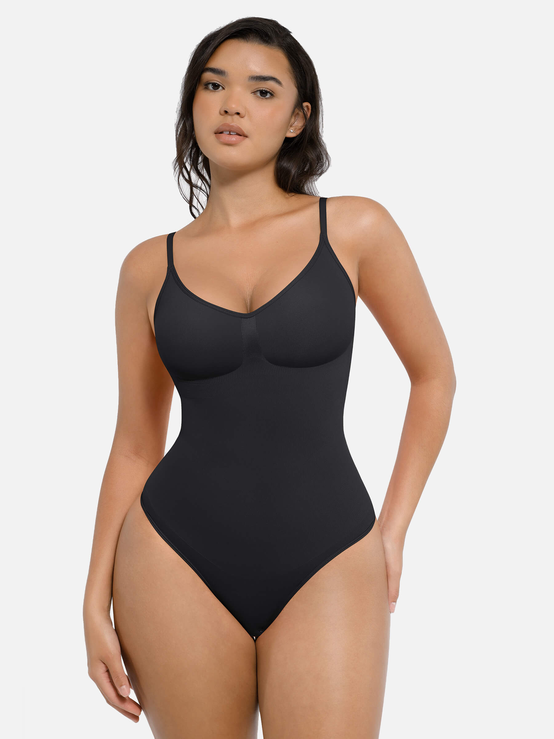 HeyCurve| Tummy Control Seamless Thong Bodysuit