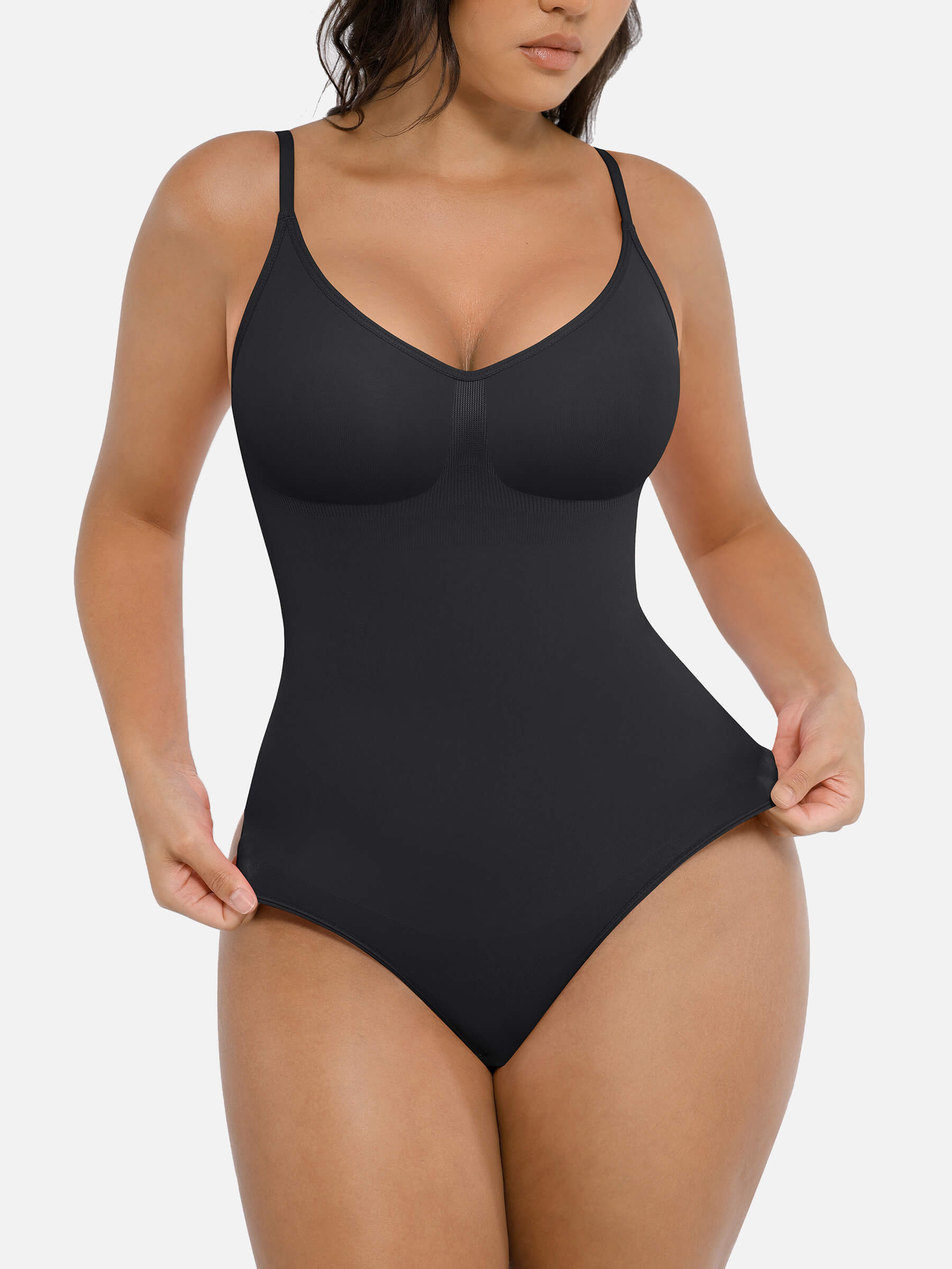 HeyCurve| Tummy Control Seamless Thong Bodysuit