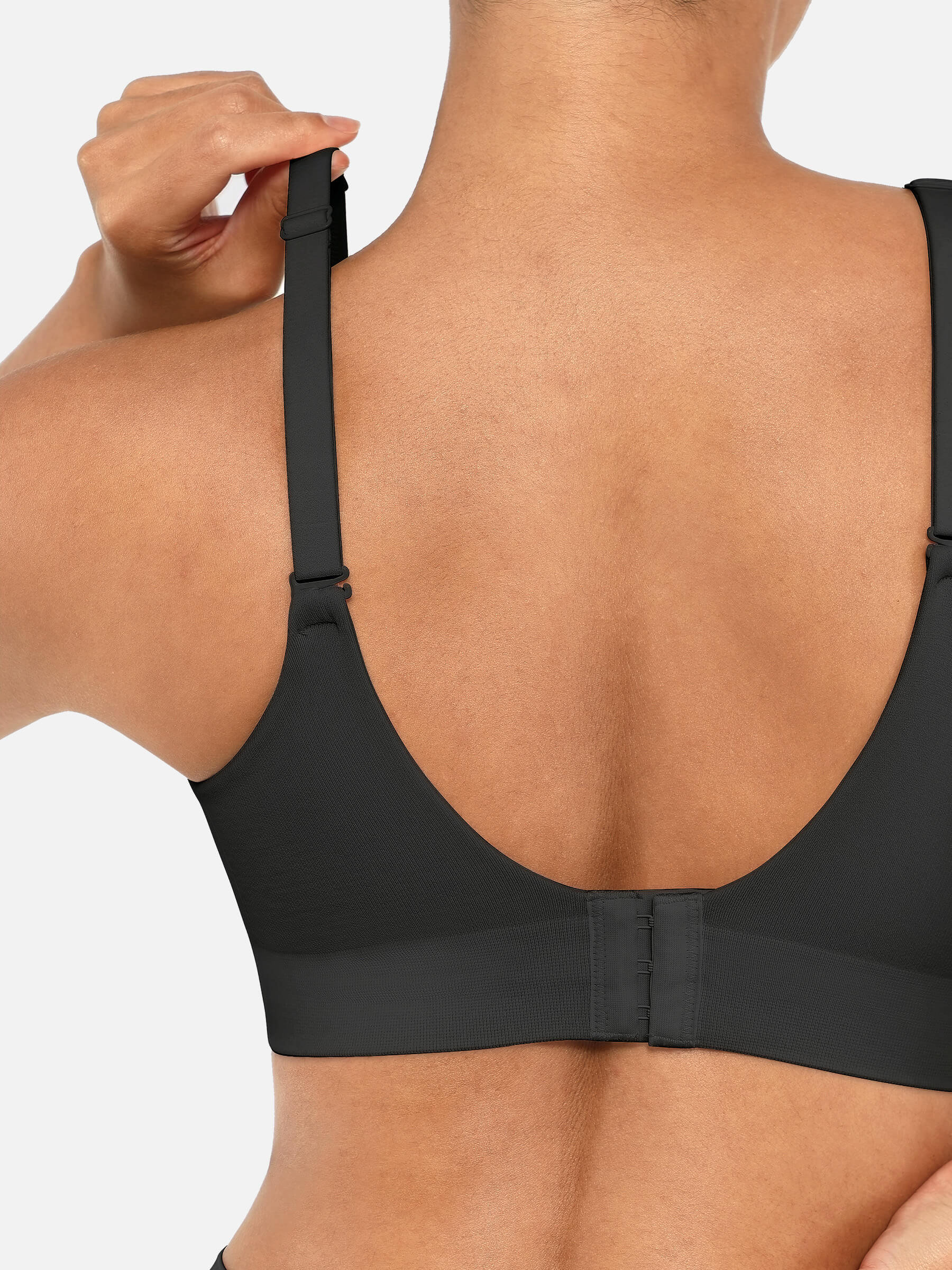 Hej Curve| Trådlös Push-Up Sömlös Komfort Heltäckande Bh