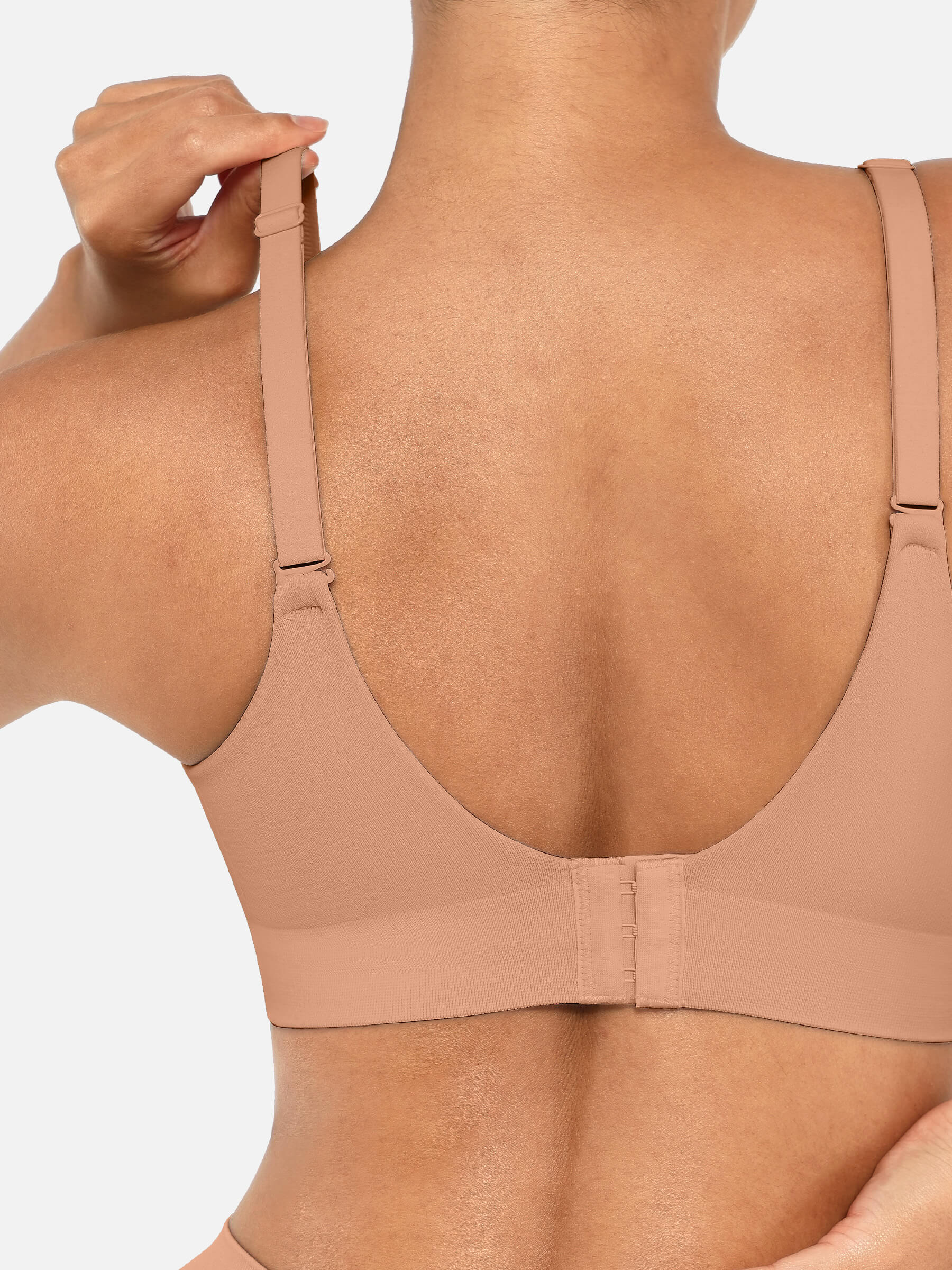Hej Curve| Trådlös Push-Up Sömlös Komfort Heltäckande Bh