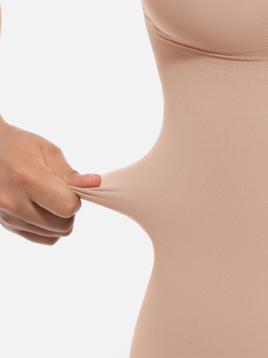 HeyCurve| Sømløs skulptur dækket buste jumpsuit g-streng bodysuit