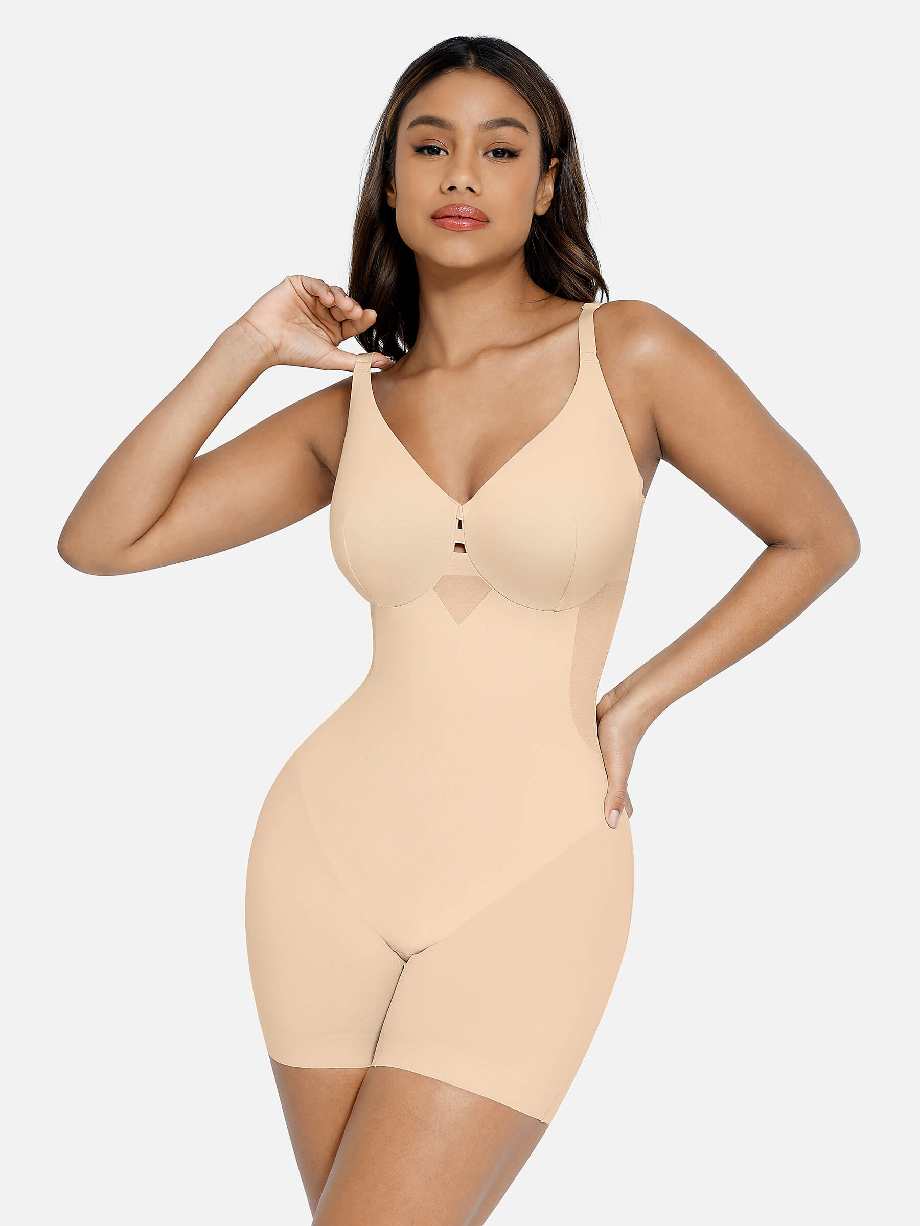 HeyCurve| Seamless Thigh Control Breast Lift Shapewear