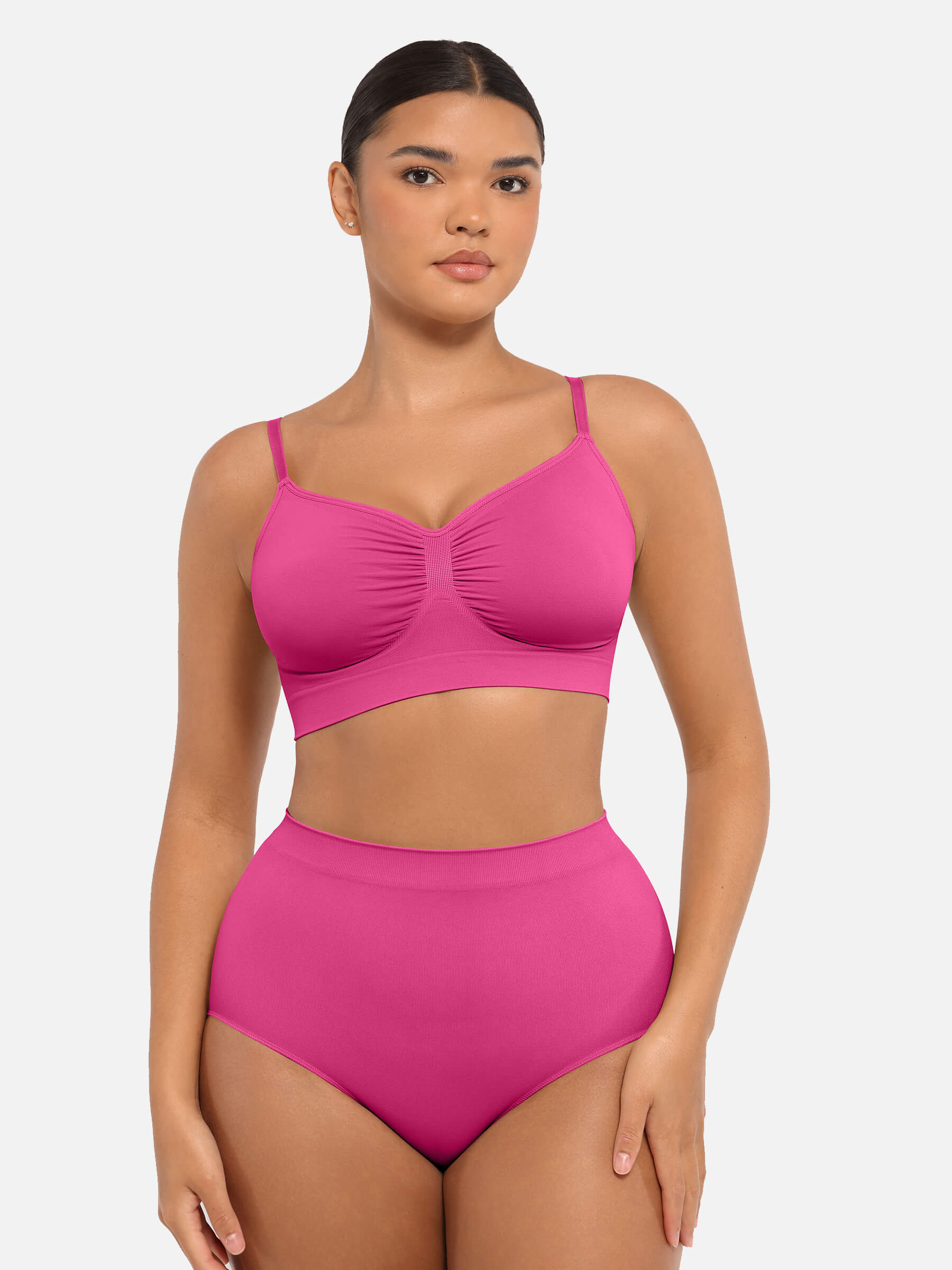 HeyCurve| Wireless Bra & Seamless Tummy Control Brief Set