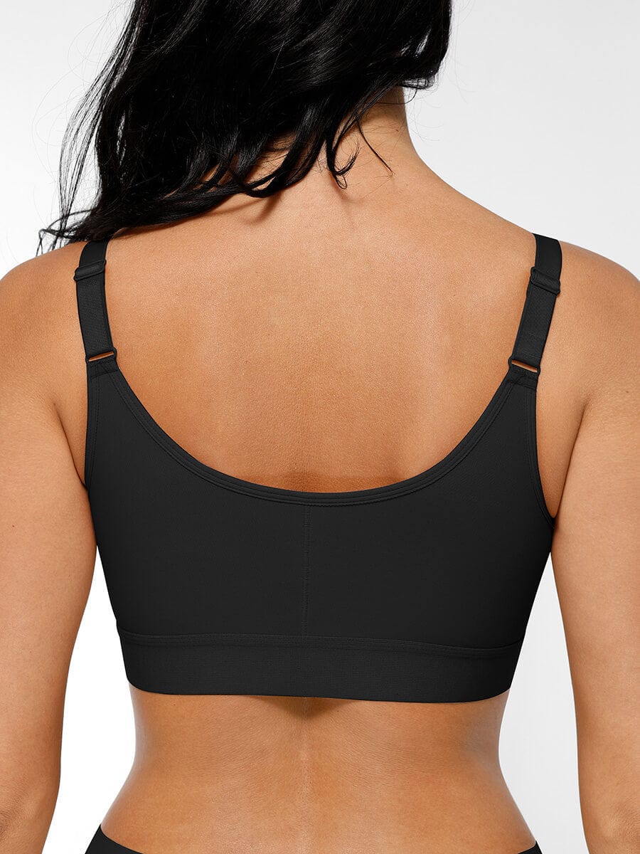 HeyCurve| Post Surgery Full Coverage Compression Surgical Front Closure Mastectomy Bras