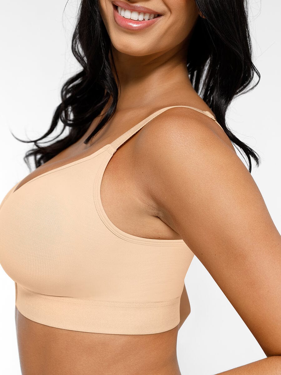 HeyCurve| Post Surgery Full Coverage Compression Surgical Front Closure Mastectomy Bras