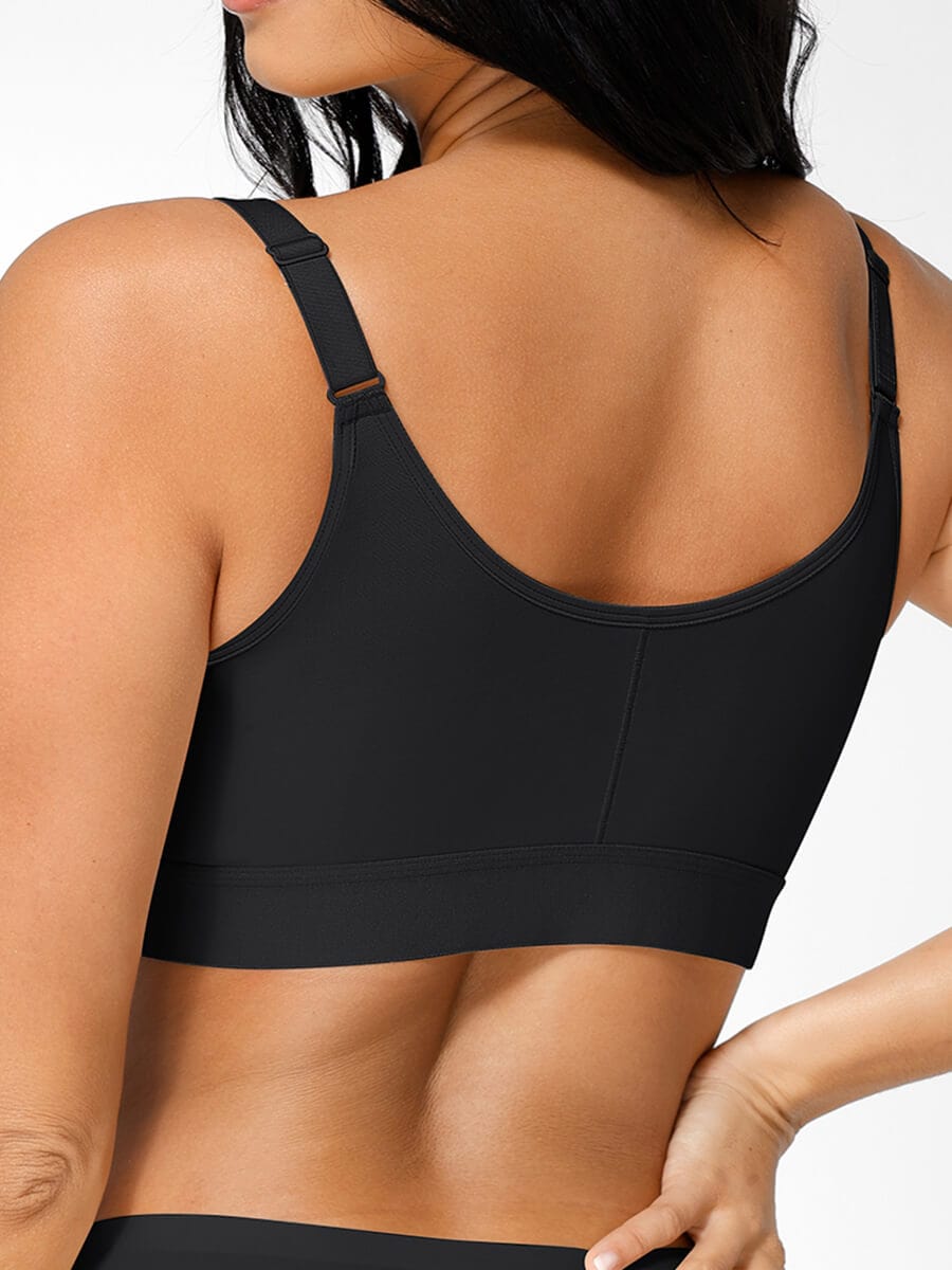 HeyCurve| Post Surgery Full Coverage Compression Surgical Front Closure Mastectomy Bras