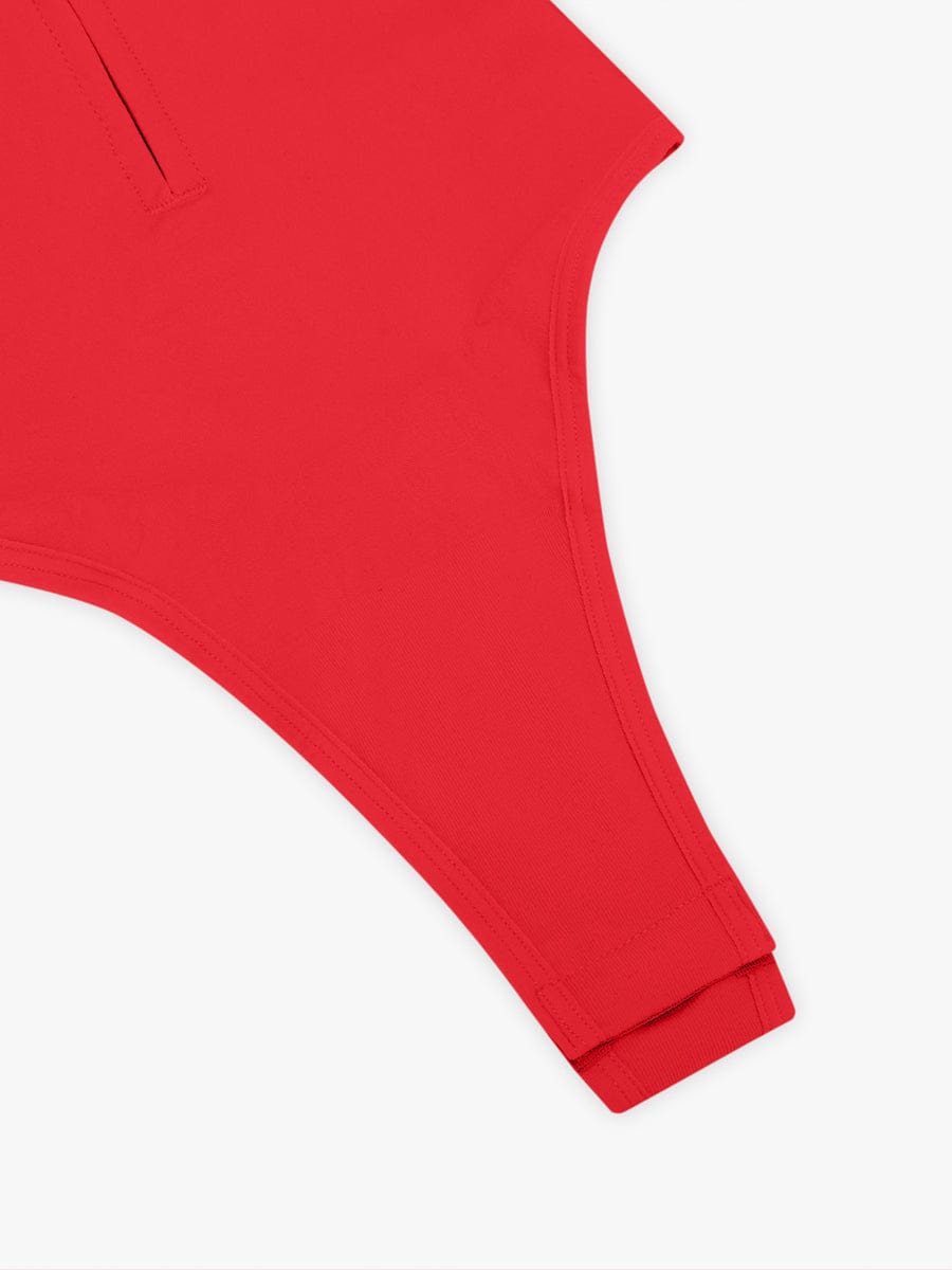 HeyCurve| Sømløs plunge bryststøtte bodysuit med clips indeni