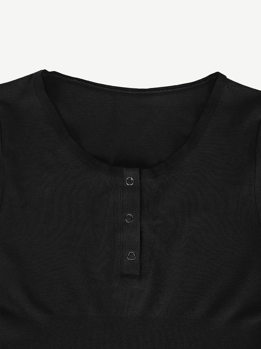 HeyCurve| Seamless Outer Long Sleeve Thong Bodysuit