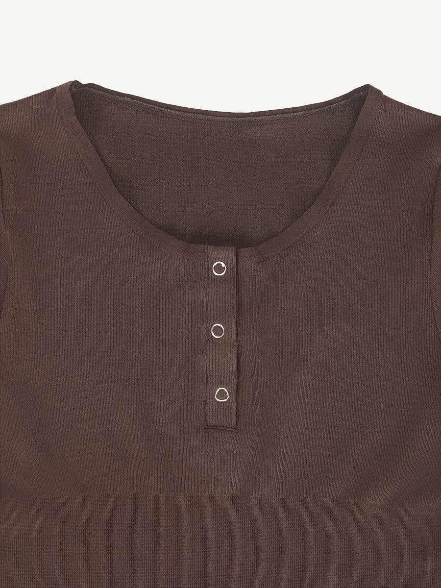 HeyCurve| Seamless Outer Long Sleeve Thong Bodysuit