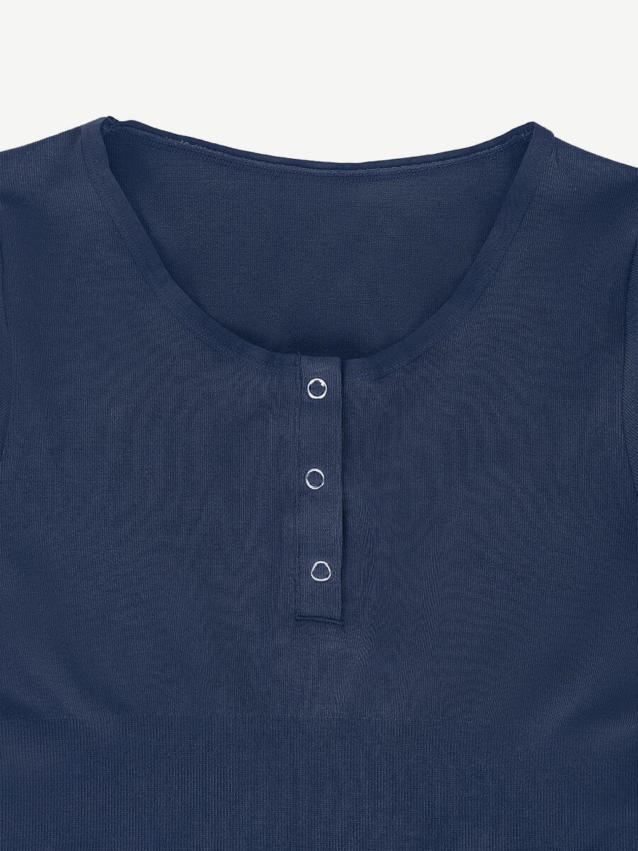 HeyCurve| Seamless Outer Long Sleeve Thong Bodysuit