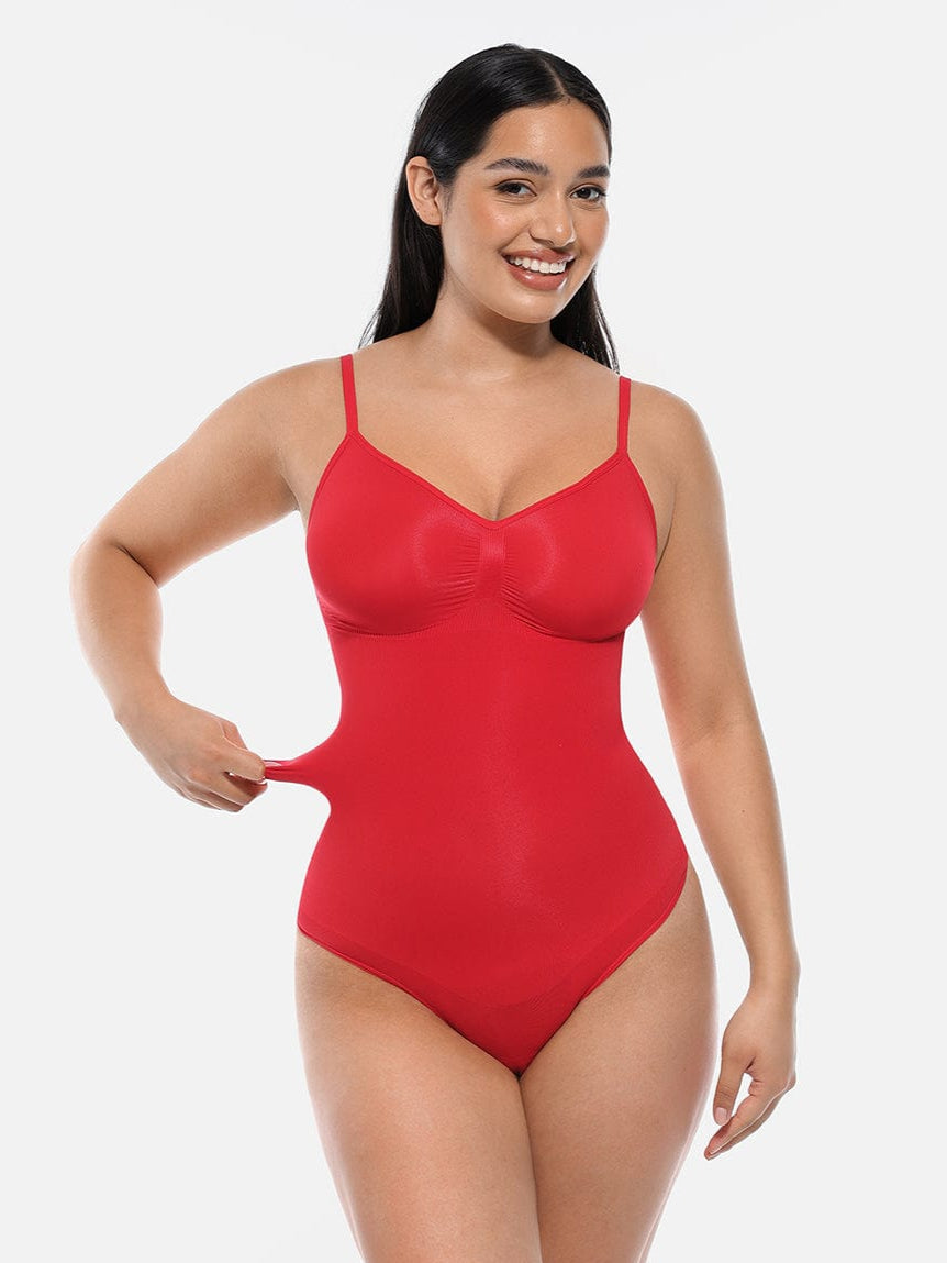 HeyCurve| Sømløs skulptur dækket buste jumpsuit g-streng bodysuit
