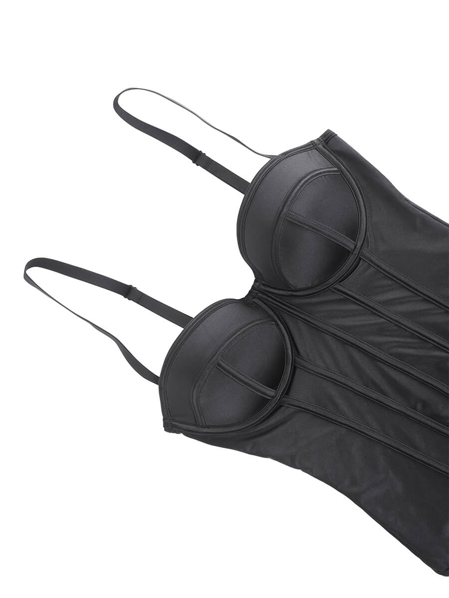 HeyCurve| Skålformet stropløs bh-fri bodysuit shapewear