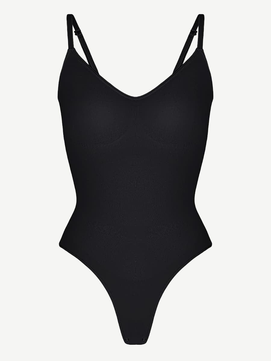 HeyCurve| Sømløs skulptur dækket buste jumpsuit g-streng bodysuit