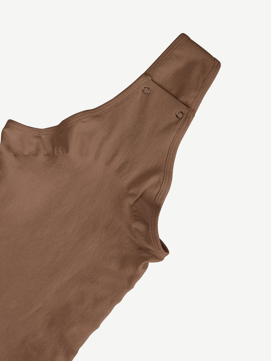 HeyCurve| Sømløs skulptur dækket buste jumpsuit g-streng bodysuit