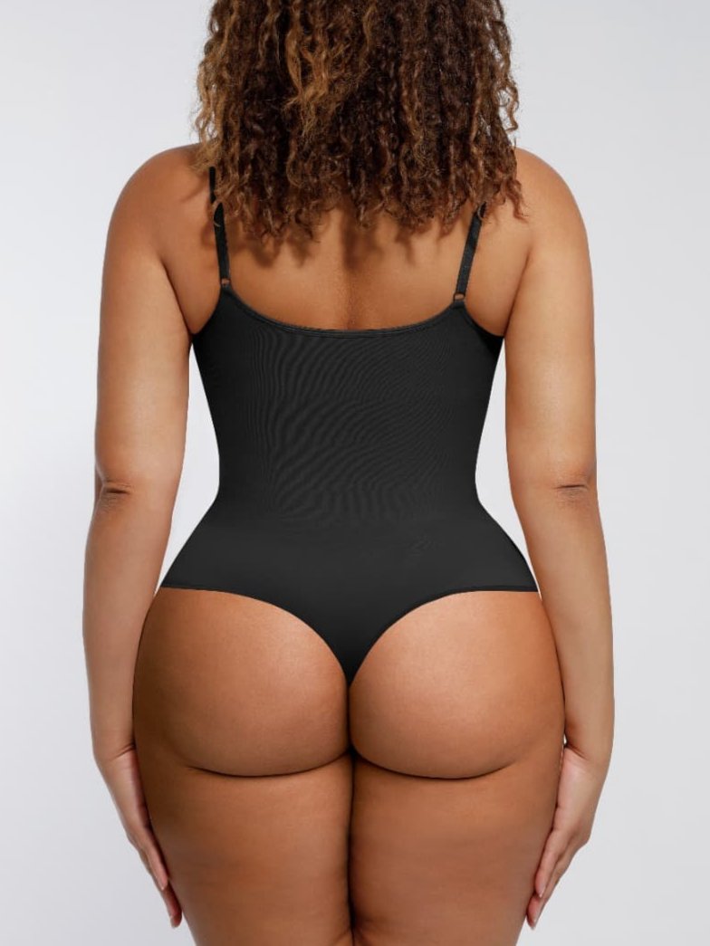 HeyCurve| Sømløs skulptur dækket buste jumpsuit g-streng bodysuit
