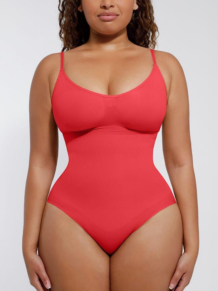 HeyCurve| Sømløs skulptur dækket buste jumpsuit g-streng bodysuit