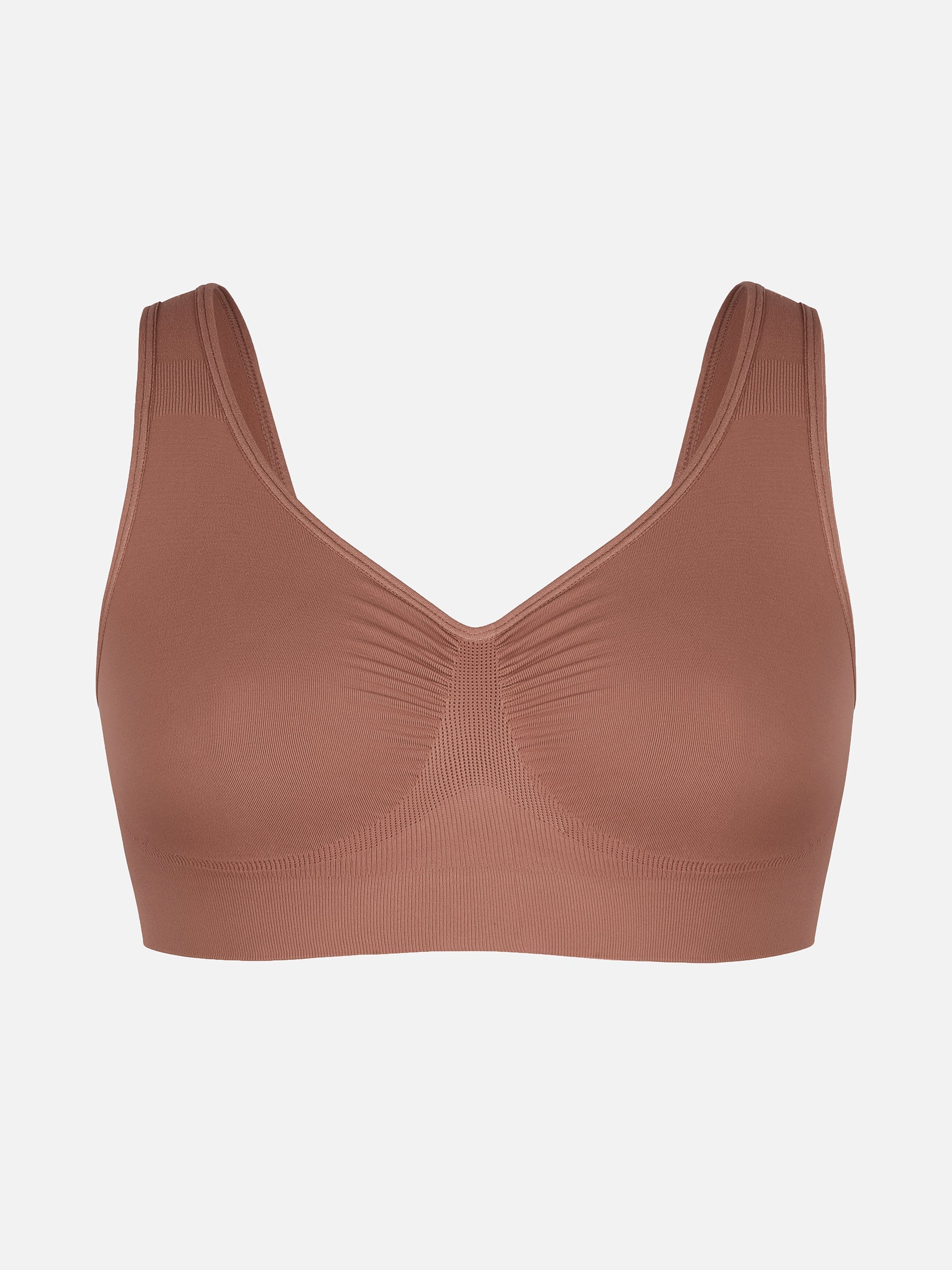 HeyCurve|Seamless Wide Straps Bra  & Seamless Tummy Control Brief Set