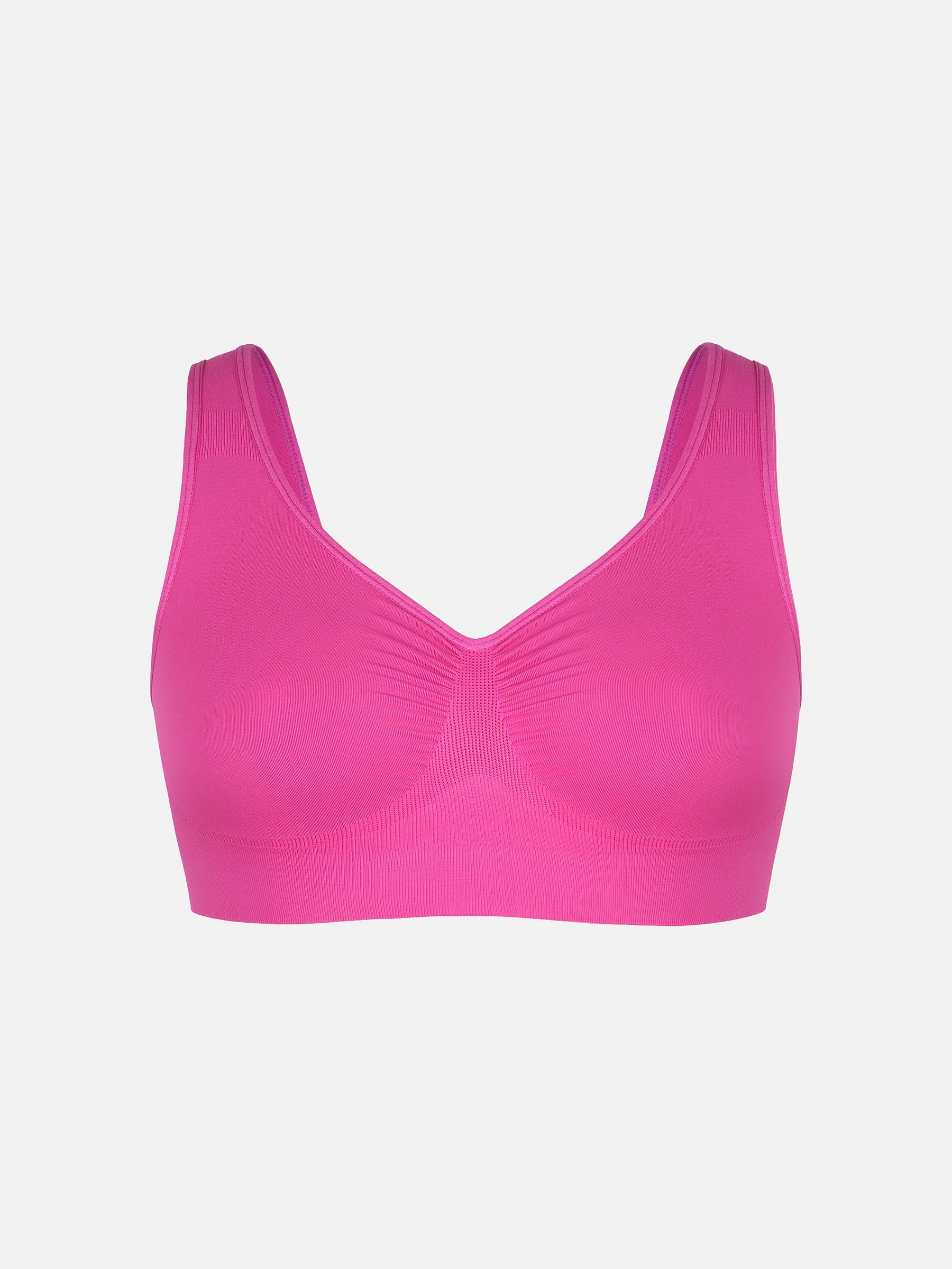 HeyCurve|Seamless Wide Straps Bra  & Seamless Tummy Control Brief Set